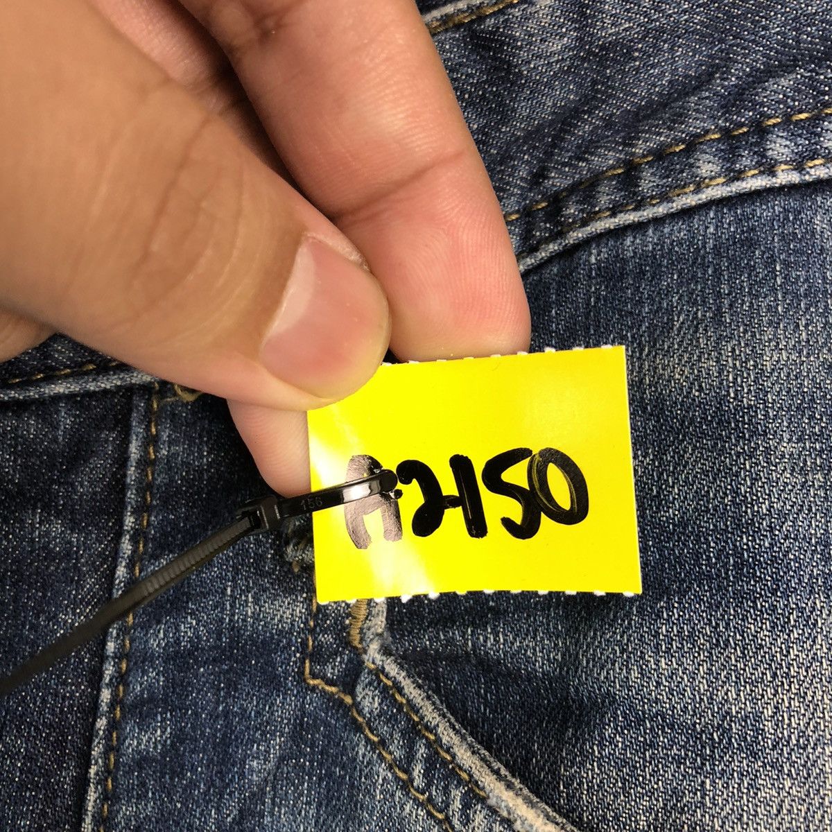 Japanese Brand Even River Blue Distressed ripped Denim Pants #A2150 Size US 30 / EU 46 - 14 Thumbnail