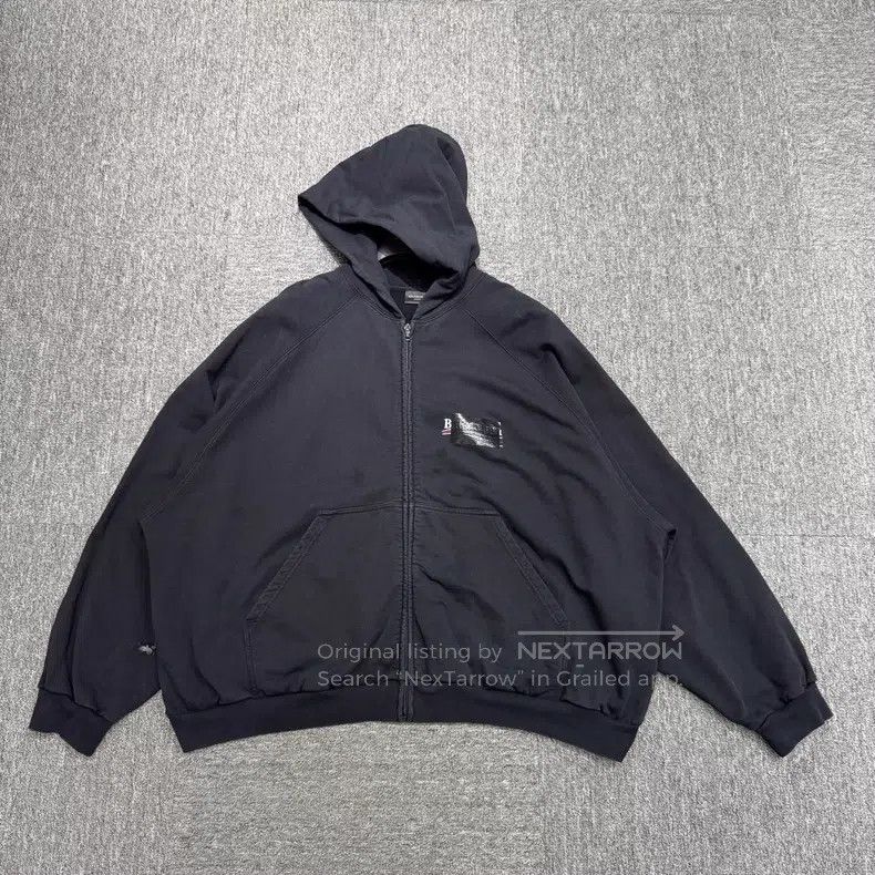Balenciaga Balenciaga Black strikethrough Coke hoodie Size US L / EU 52-54 / 3 - 1 Thumbnail