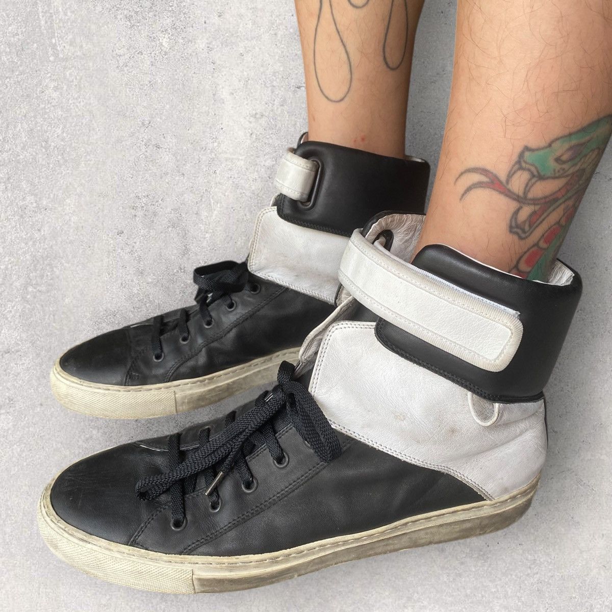 Raf Simons SS2009 Raf Simons High Top Sneakers Size US 10 / EU 43 - 12 Thumbnail