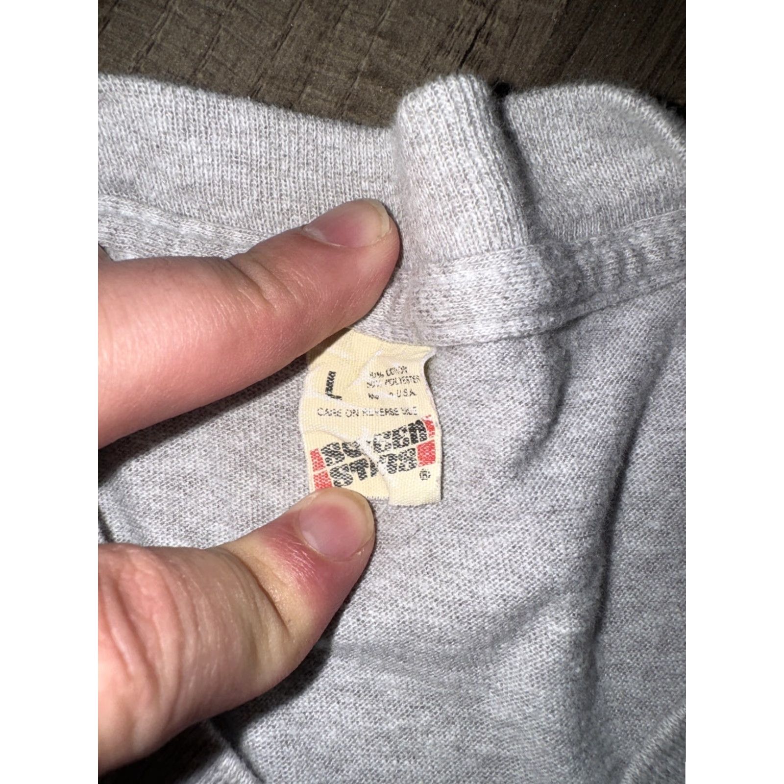 Vintage VINTAGE Screen Stars Single Stitch T-Shirt Large Grey Golf 19x25 Cmoore Art HMK Mens L Gray Stitch Art HMK Size US L / EU 52-54 / 3 - 6 Thumbnail