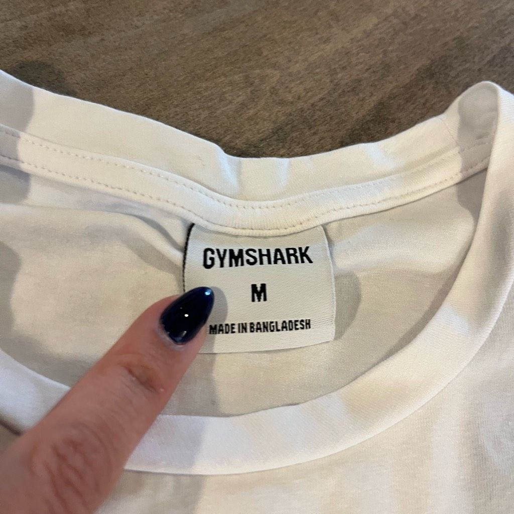 Gymshark GymShark White Athletic Workout TShirt Men Medium Bin D-200 Size US M / EU 48-50 / 2 - 3 Thumbnail