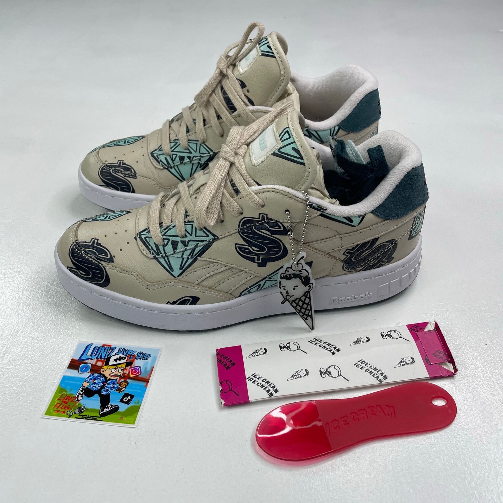 Billionaire Boys Club × Icecream × Reebok BBC ICE CREAM Low Reebok