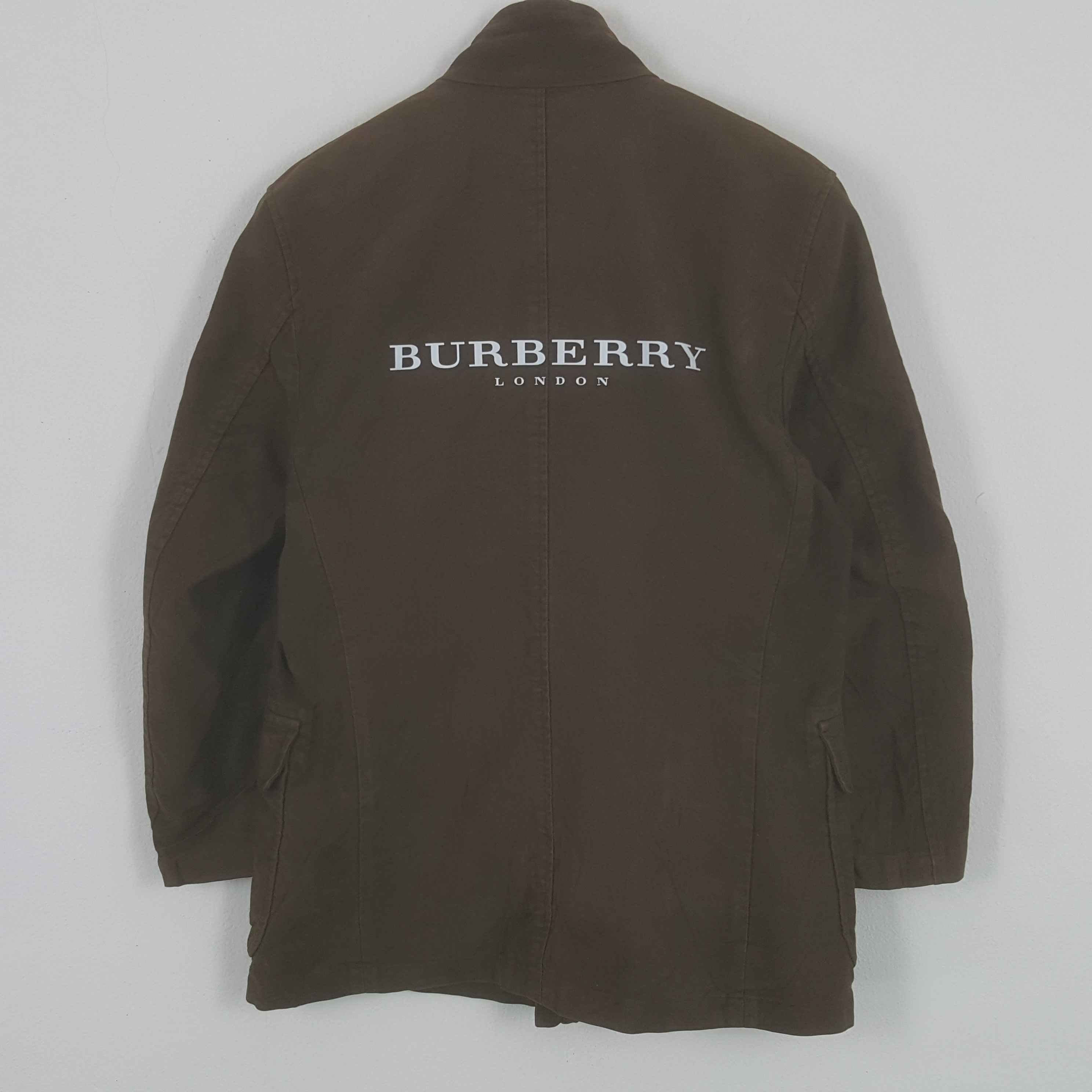 ジャケット・アウター BURBERRY London Vintage Burberry London Custom Art Zipper Jacket
