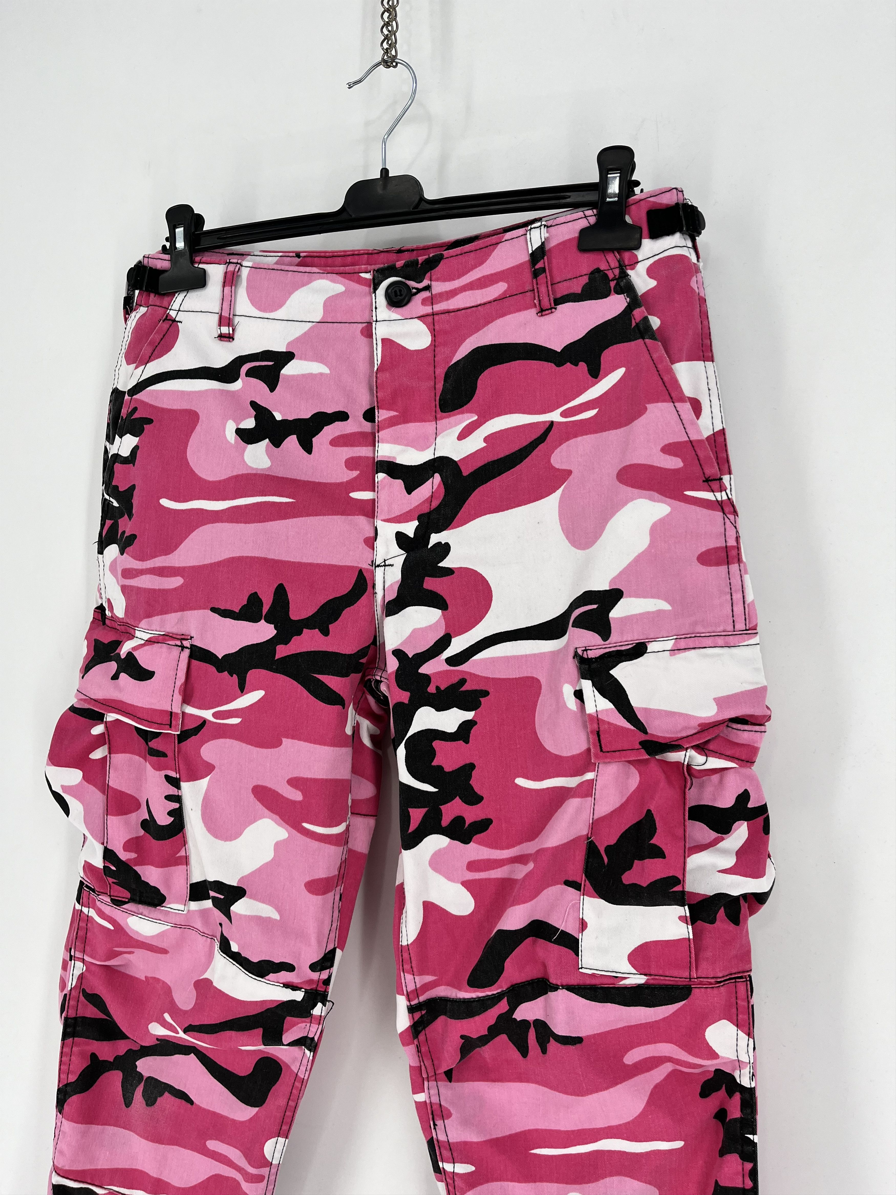 Rothco Pink Camo BDU Cargo Pants Design Style Travis Scott Size US 32 / EU 48 - 5 Thumbnail