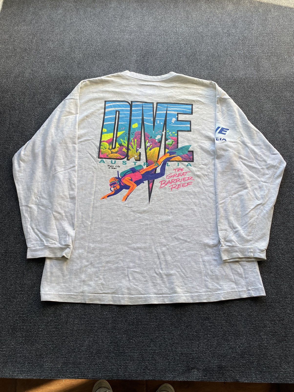 Other 🔥1991 Tropic City australia dive barrier reef cairns tee Size US XL / EU 56 / 4 - 1 Thumbnail