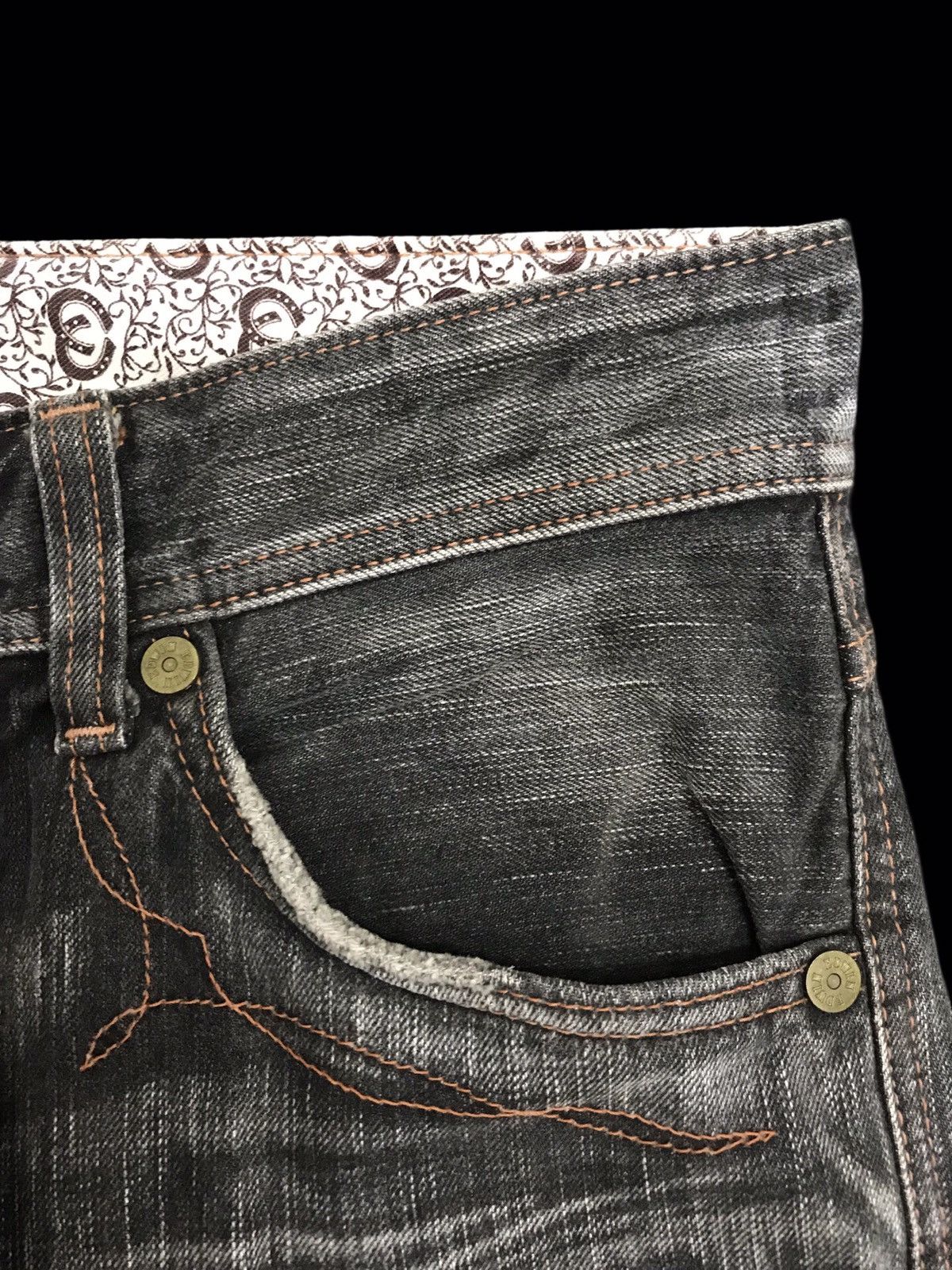 Edwin 💥ARCHIVAL💥EDWIN 503 BLUE TRIP RAW FADE BLACK DENIM F351 Size US 31 - 10 Thumbnail
