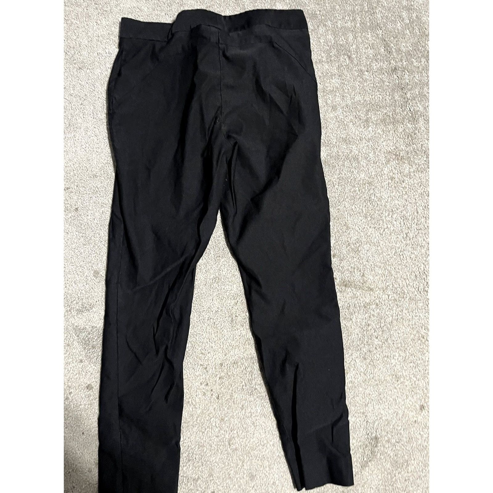 Calvin Klein Calvin Klein Black Dress Pants Womens Size 4 Slim Straight Career 28x26 Dress Pants Size 27" / US 4 / IT 40 - 3 Thumbnail
