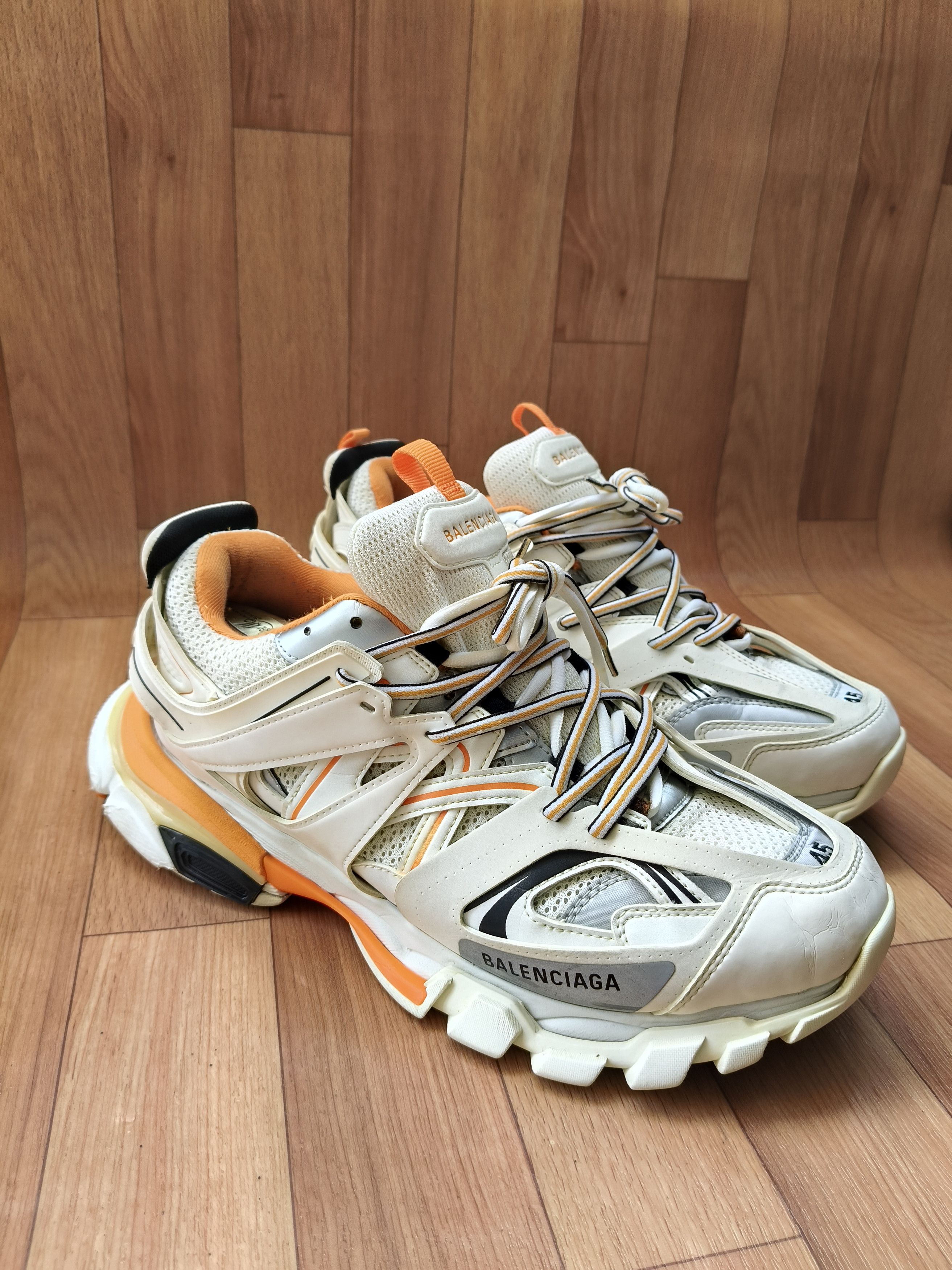 Balenciaga 💥 BALENCIAGA TRACK ORANGE Size US 12.5 / EU 45-46 - 1 Thumbnail
