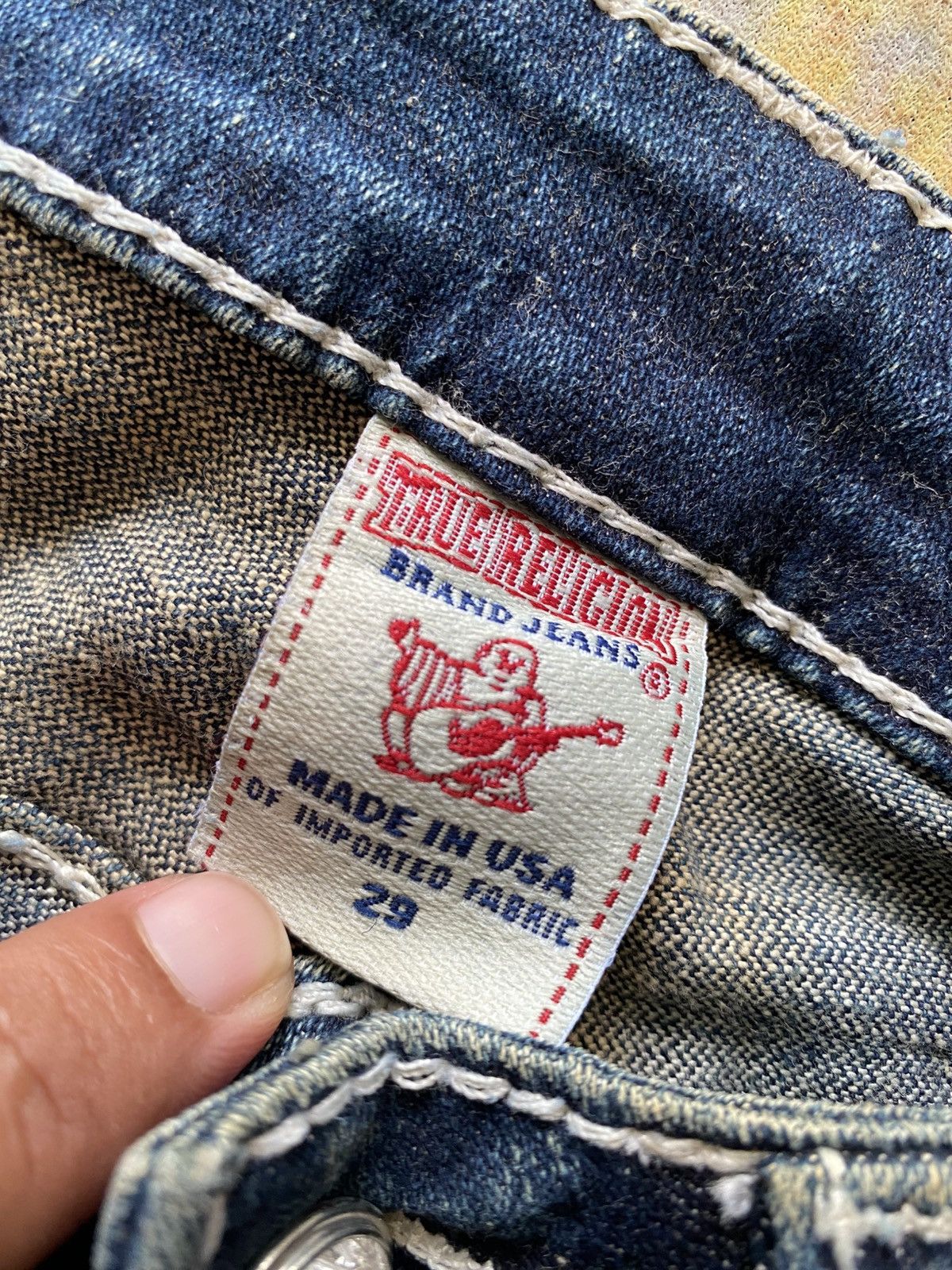 True Religion Vintage True Religion Disco Billy Big T Jeans USA Sz 29 Size 29" - 8 Thumbnail
