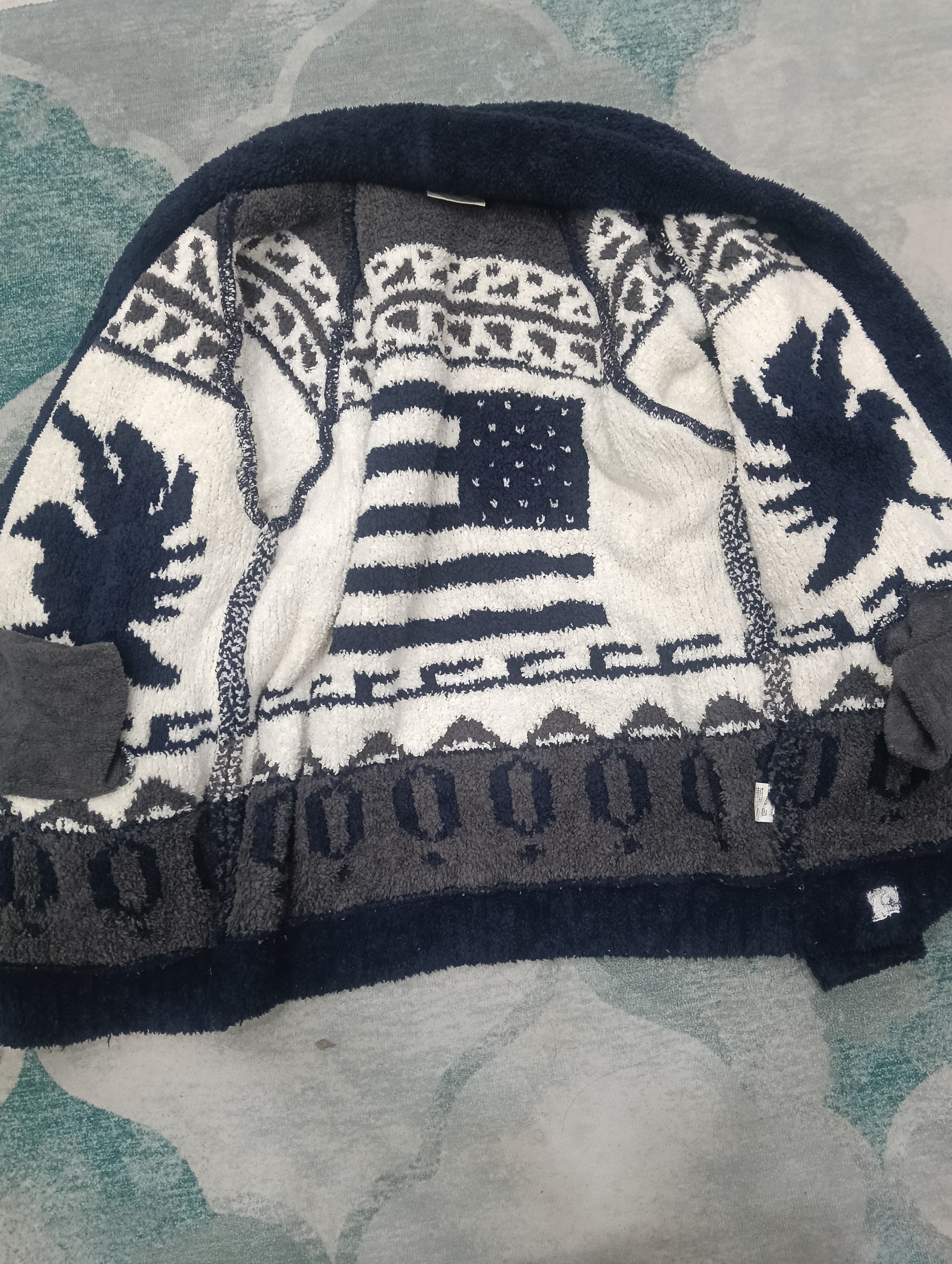 Beauty Beast × Errolson Hugh × Japanese Brand Vintage Kashwere Like Fleece Size US L / EU 52-54 / 3 - 6 Thumbnail
