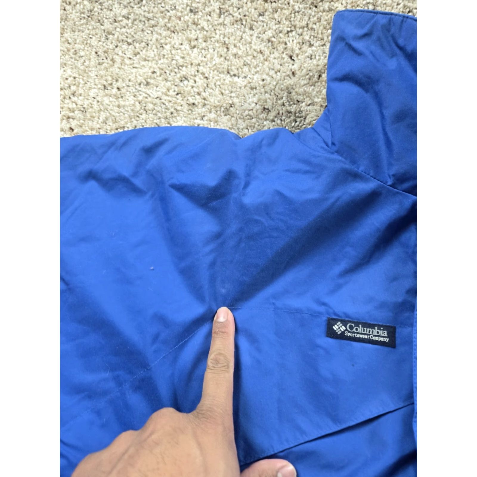 Vintage VINTAGE Columbia Whirlibird Jacket Mens M Full Zip Shell Outdoors 90s Blue Windbreaker Size US M / EU 48-50 / 2 - 5 Thumbnail