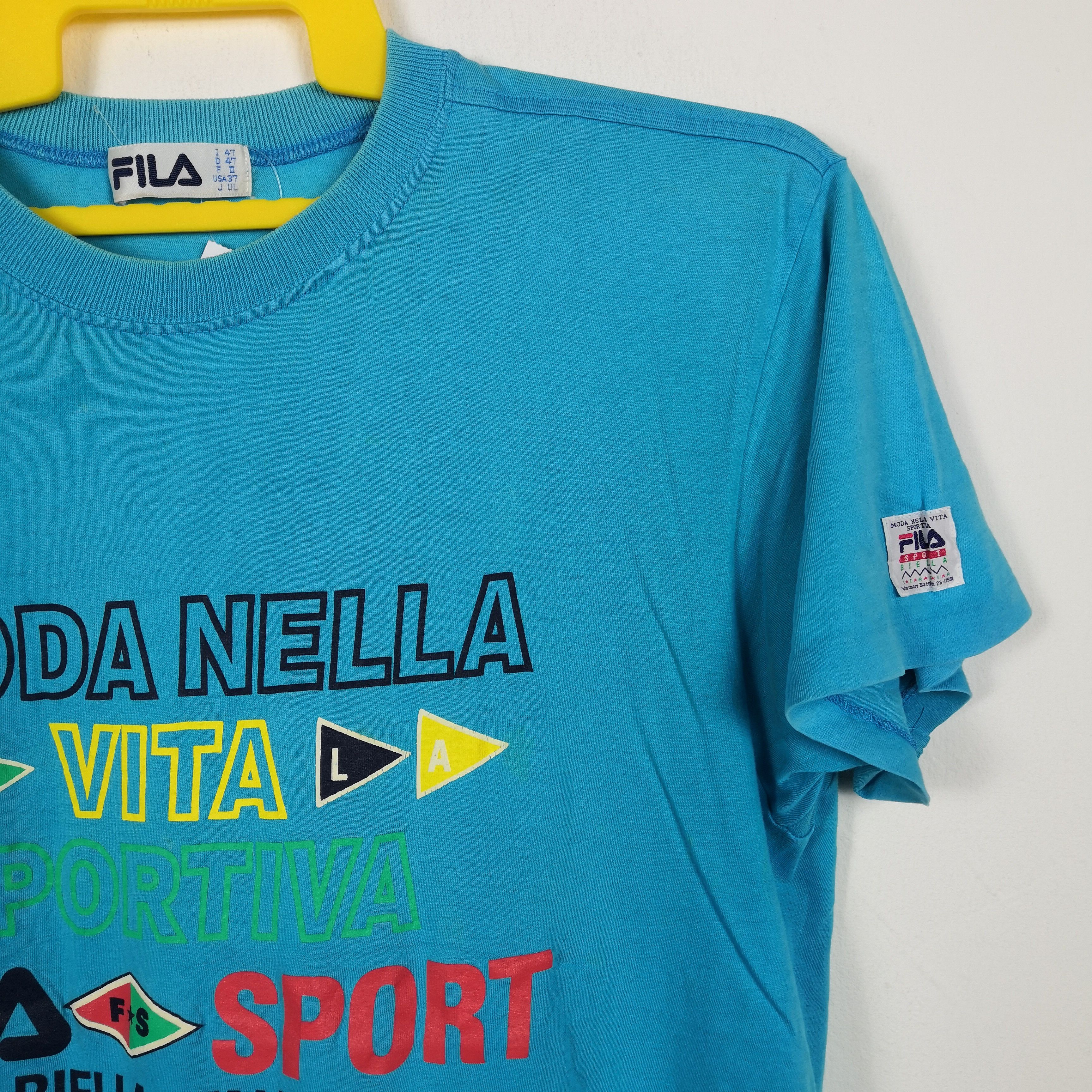 Fila Vintage 90s Fila T-Shirt Sport Crewneck Tee Size US S / EU 44-46 / 1 - 4 Thumbnail