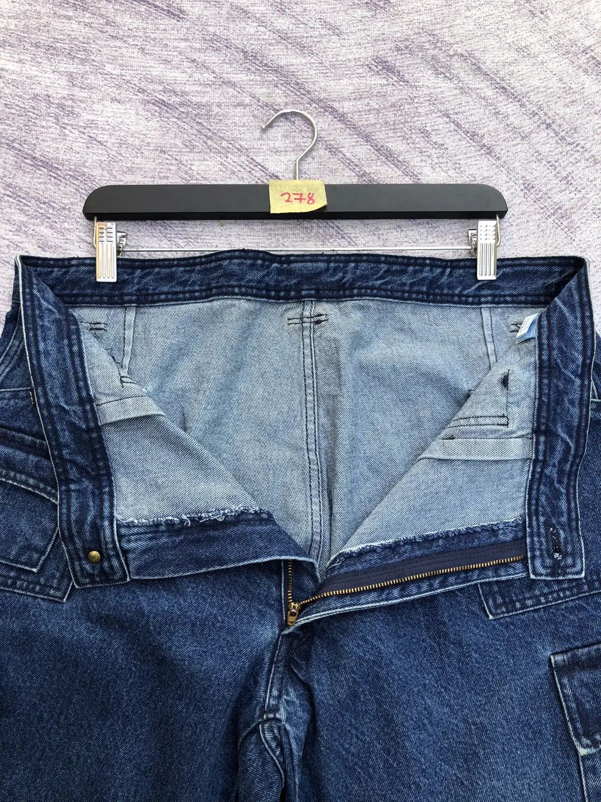 Japanese Brand × Vintage Jeans Cargo Pants 7 Pocket Big Size W36 Size US 36 / EU 52 - 7 Thumbnail