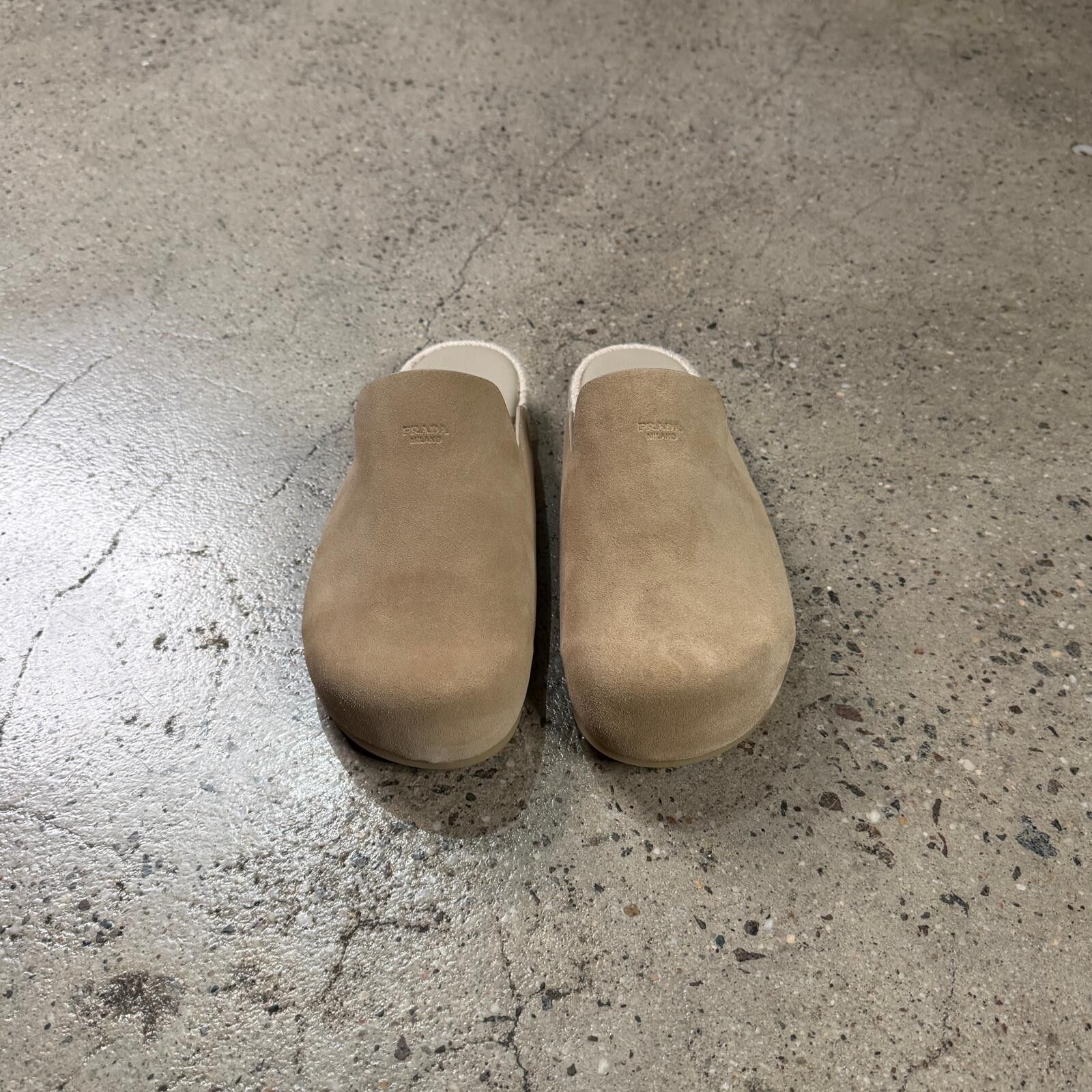 Prada Prada Suede Mules Size US 9 / EU 42 - 3 Thumbnail
