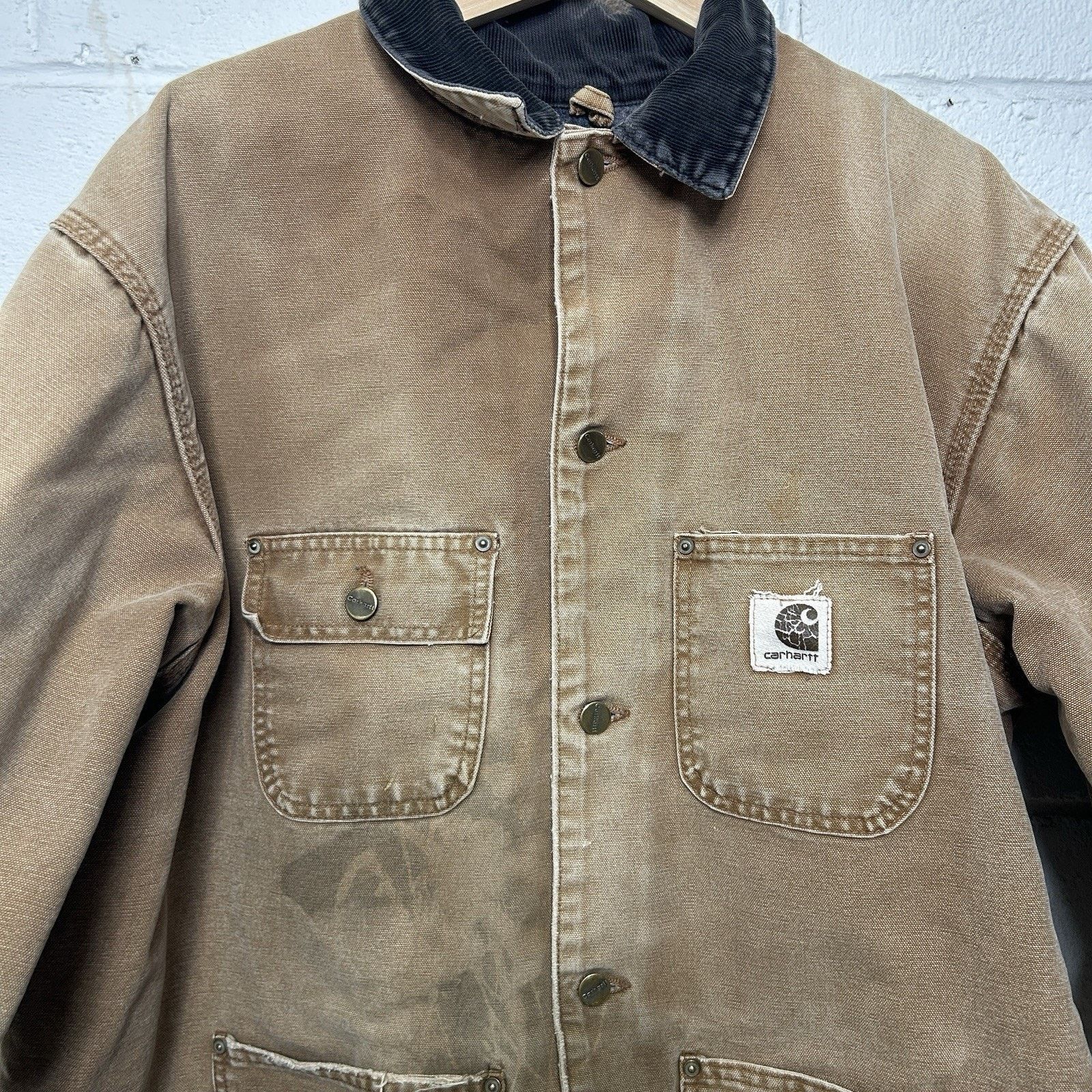 Carhartt Vintage Carhartt Blanket-Lined Chore Coat “Brown” C02 BRN Size US XL / EU 56 / 4 - 3 Thumbnail
