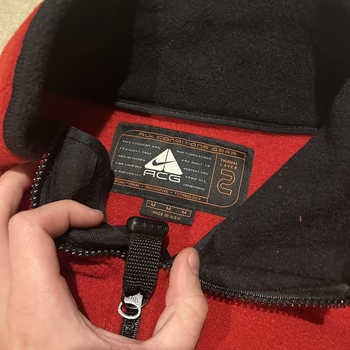 Nike × Nike ACG × Vintage Crazy Vintage 90s Nike ACG Polartec Fleece Vest Size US M / EU 48-50 / 2 - 5 Thumbnail