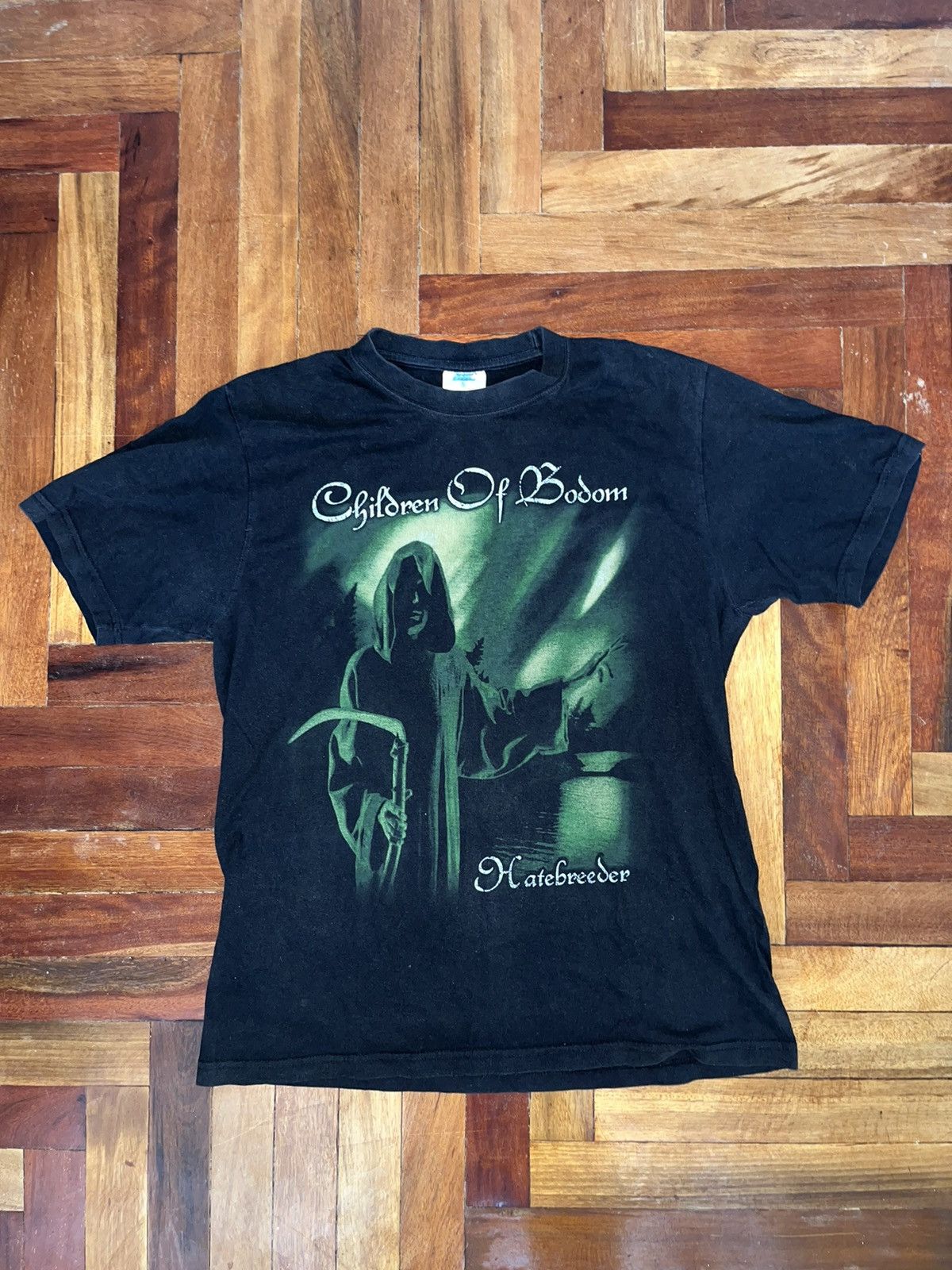 T-shirt Metal Children Of Bodom 'Relentless' - Taille L - Noir - Coton - Occasion Très Bon état