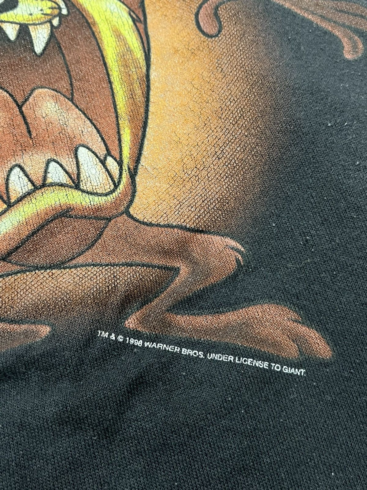 Vintage × Warner Bros Vintage Taz looney tunes 90s sweatshirt cartoon hype rare Size US XL / EU 56 / 4 - 4 Thumbnail