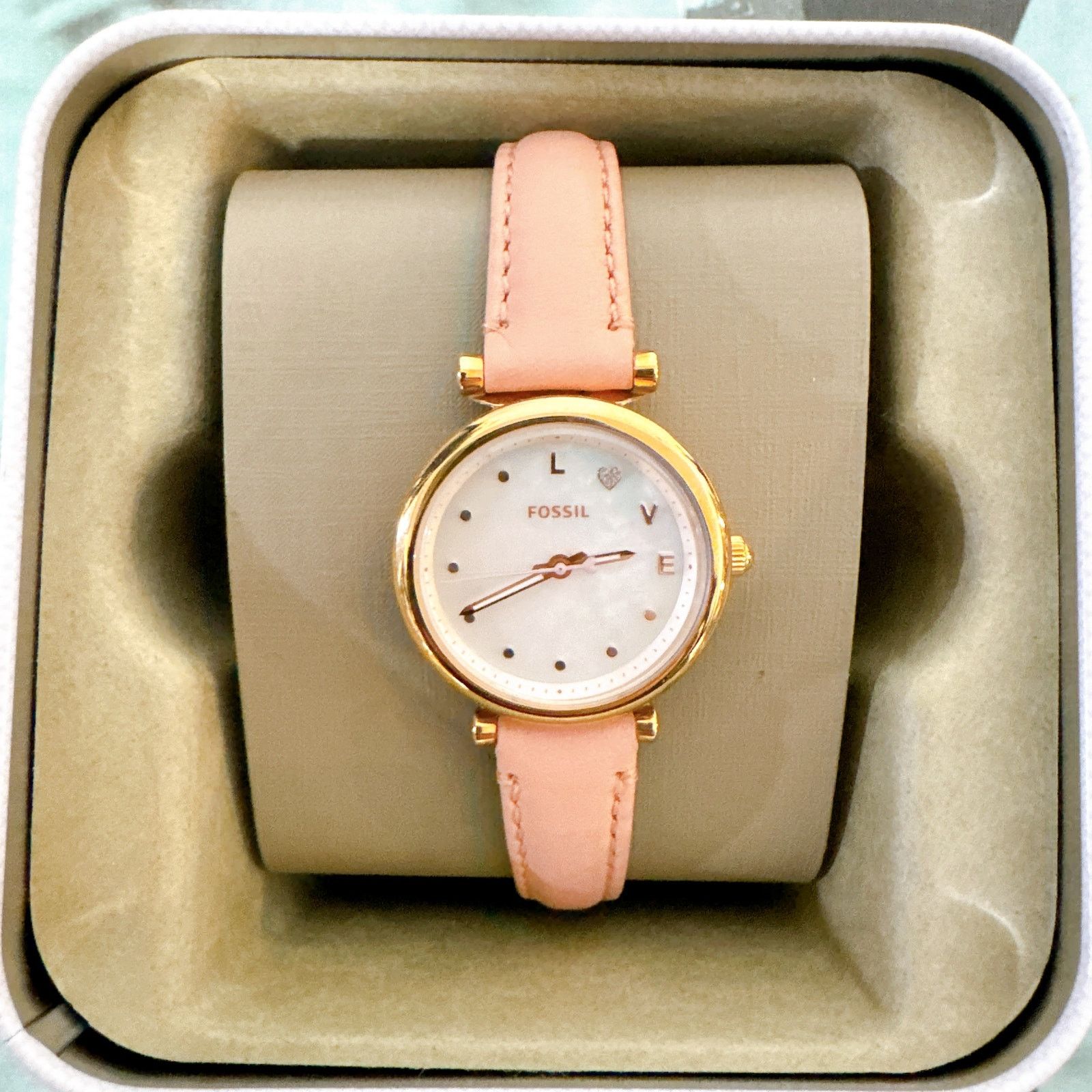Fossil Fossil ES5064 Carlie Mini Pink Watch For Women Size ONE SIZE - 1 Thumbnail