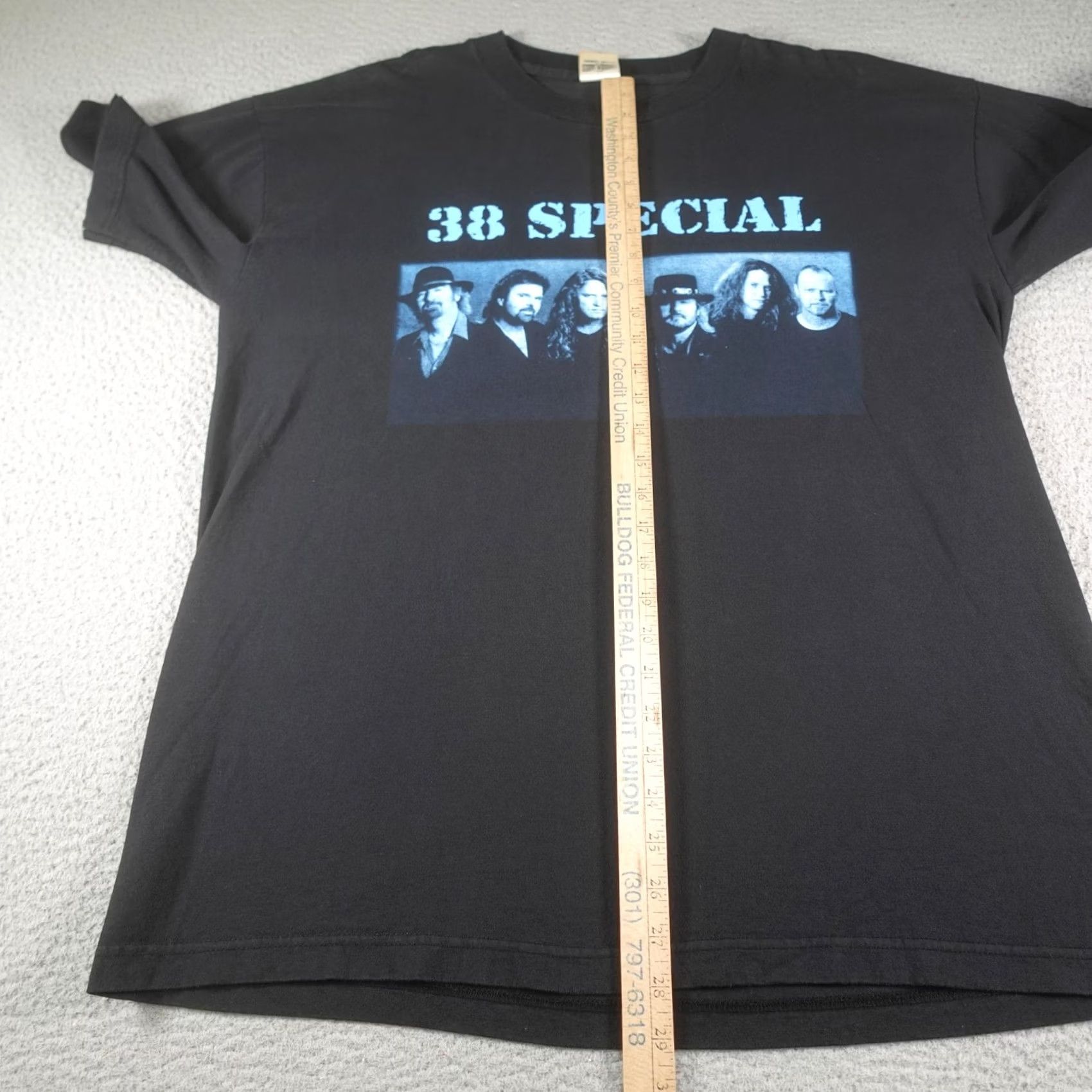 Vintage VINTAGE 38 SPECIAL Shirt Mens XL Black Tour 2000 USA Flag Y2K Rock Band Tee Size US XL / EU 56 / 4 - 7 Thumbnail