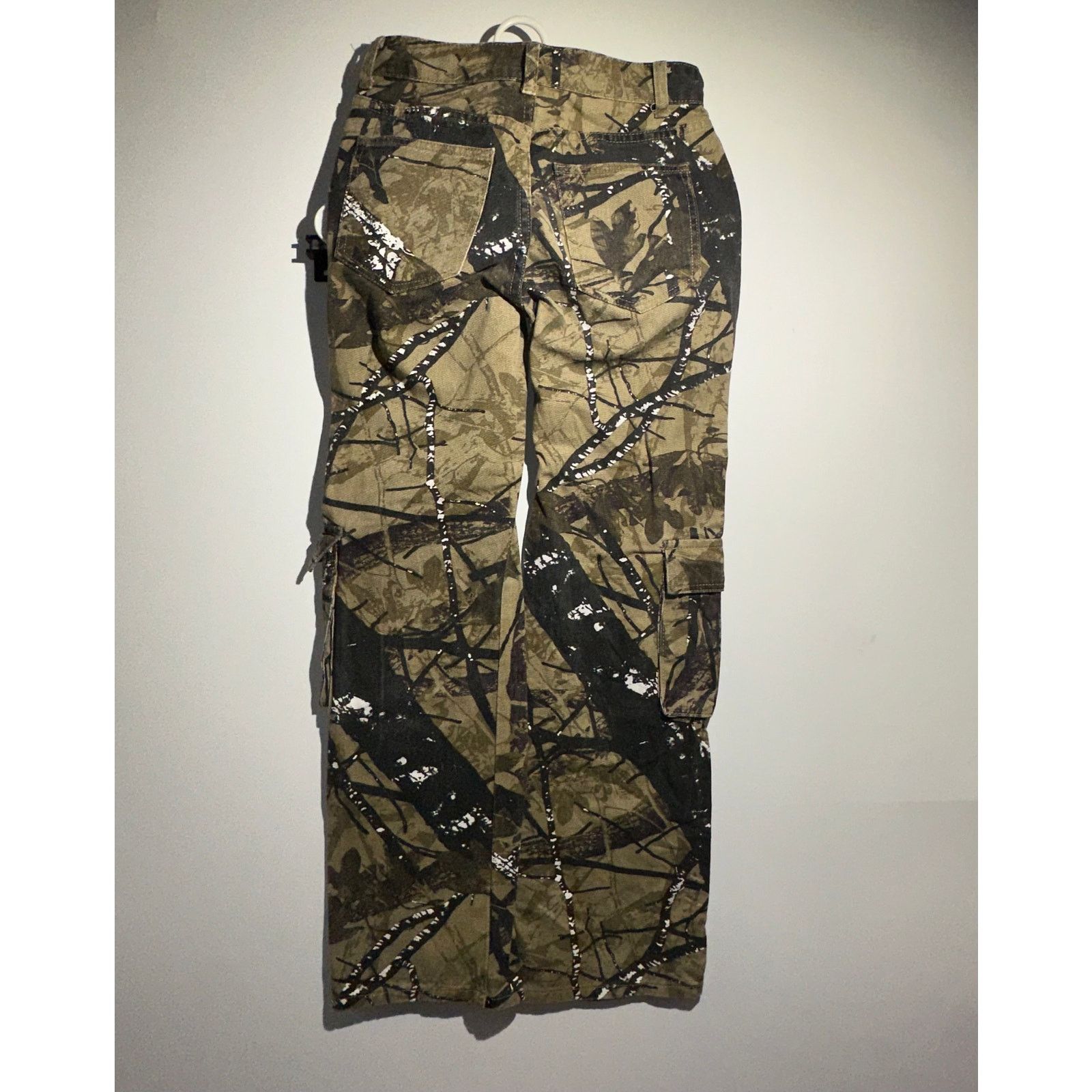 & Other Stories Camouflage Cargo Jeans No Size Tag 15” On The Waist Size US 28 / EU 44 - 8 Thumbnail
