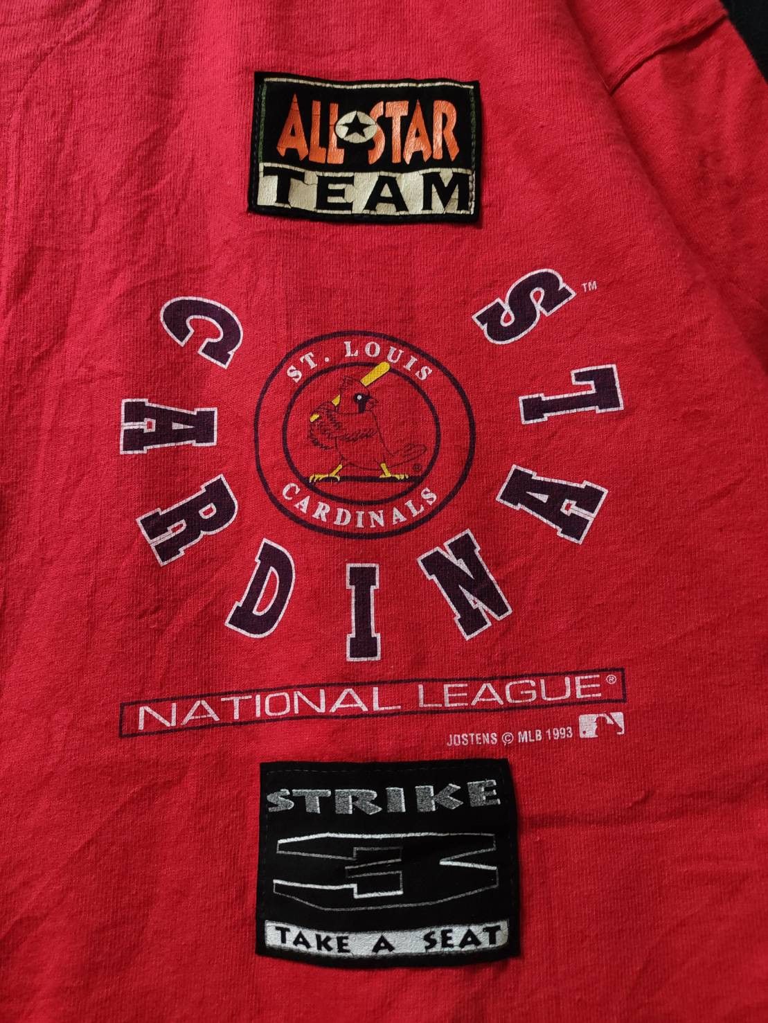 MLB Vtg 90's All Star Team St. Louis Cardinals Made in USA Size US XL / EU 56 / 4 - 2 Thumbnail