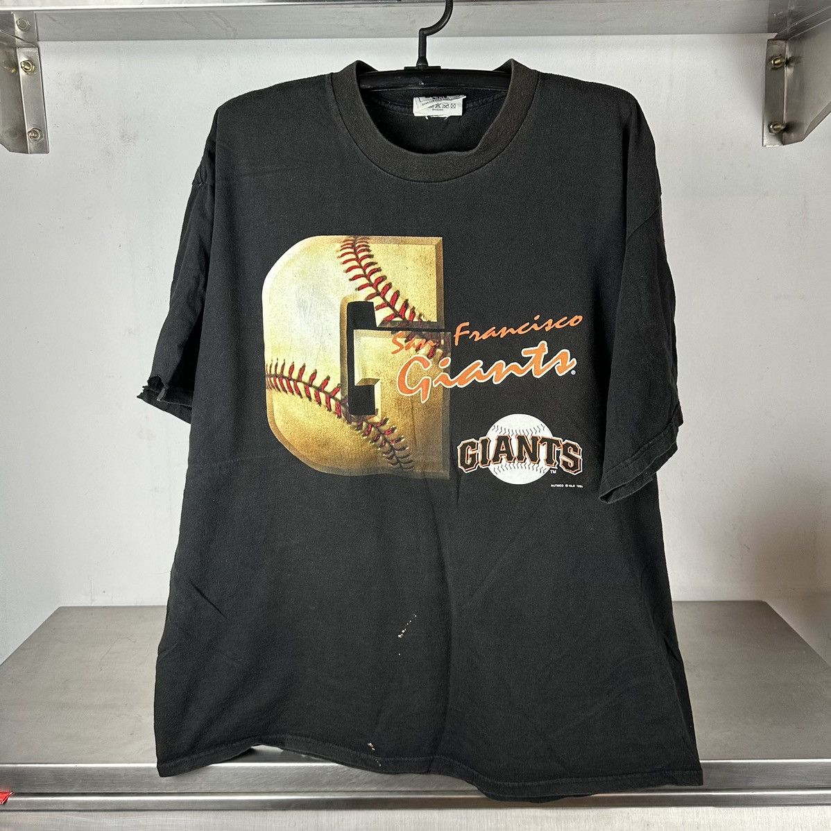 Lee × MLB × Vintage Vintage 1996 San Francisco Giants Baseball MLB T-shirt Size US XXL / EU 58 / 5 - 1 Thumbnail