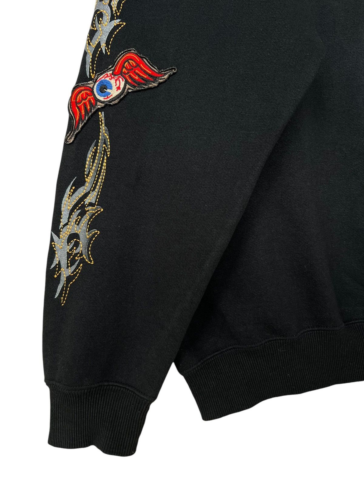 Von Dutch Vintage Von Dutch Eyes Skate Black Sweatshirt Size US L / EU 52-54 / 3 - 7 Thumbnail