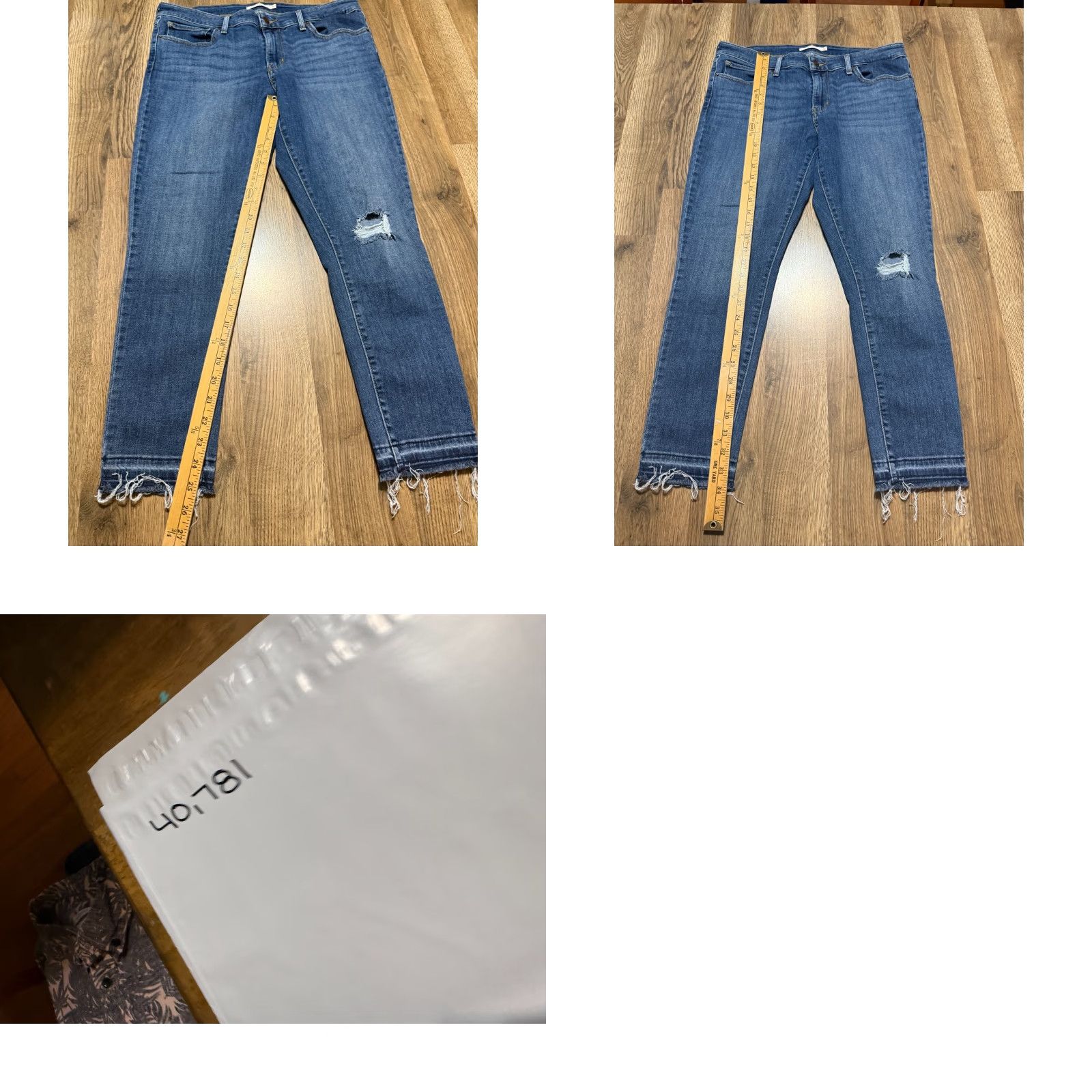 Levi's Levi's Jeans Women's 32 Blue Denim 711 Skinny Pockets Mid Rise Size 24" / US 00 / IT 34 - 8 Thumbnail