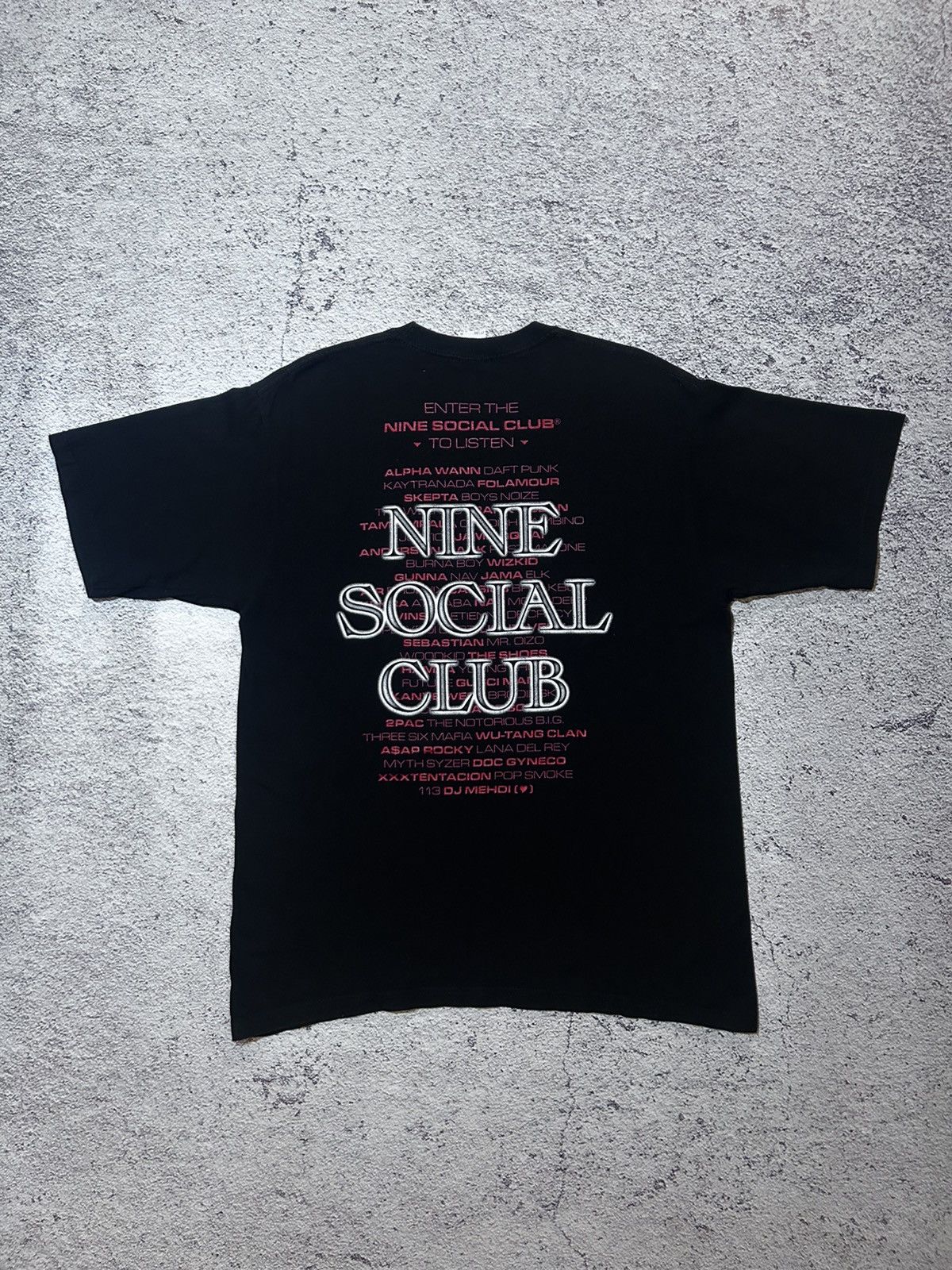 Rap Tees Nine Social Club “Staff Musical Tastes” 2020 Exclusive Size US L / EU 52-54 / 3 - 1 Thumbnail