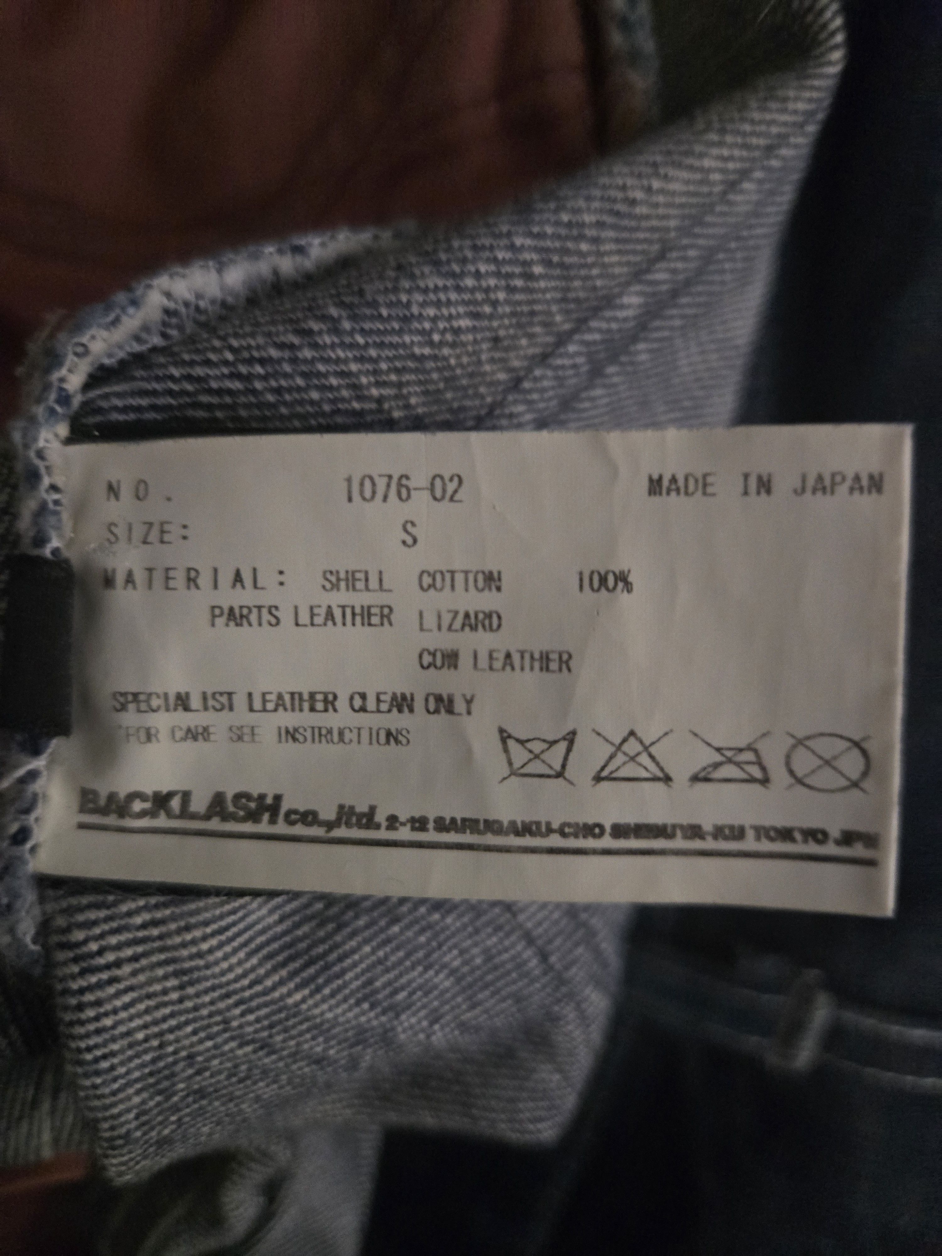 Isamu Katayama Backlash Isamu Katayama Backlash Lizard Pocket Bootcut Jeans Size US 31 - 8 Thumbnail