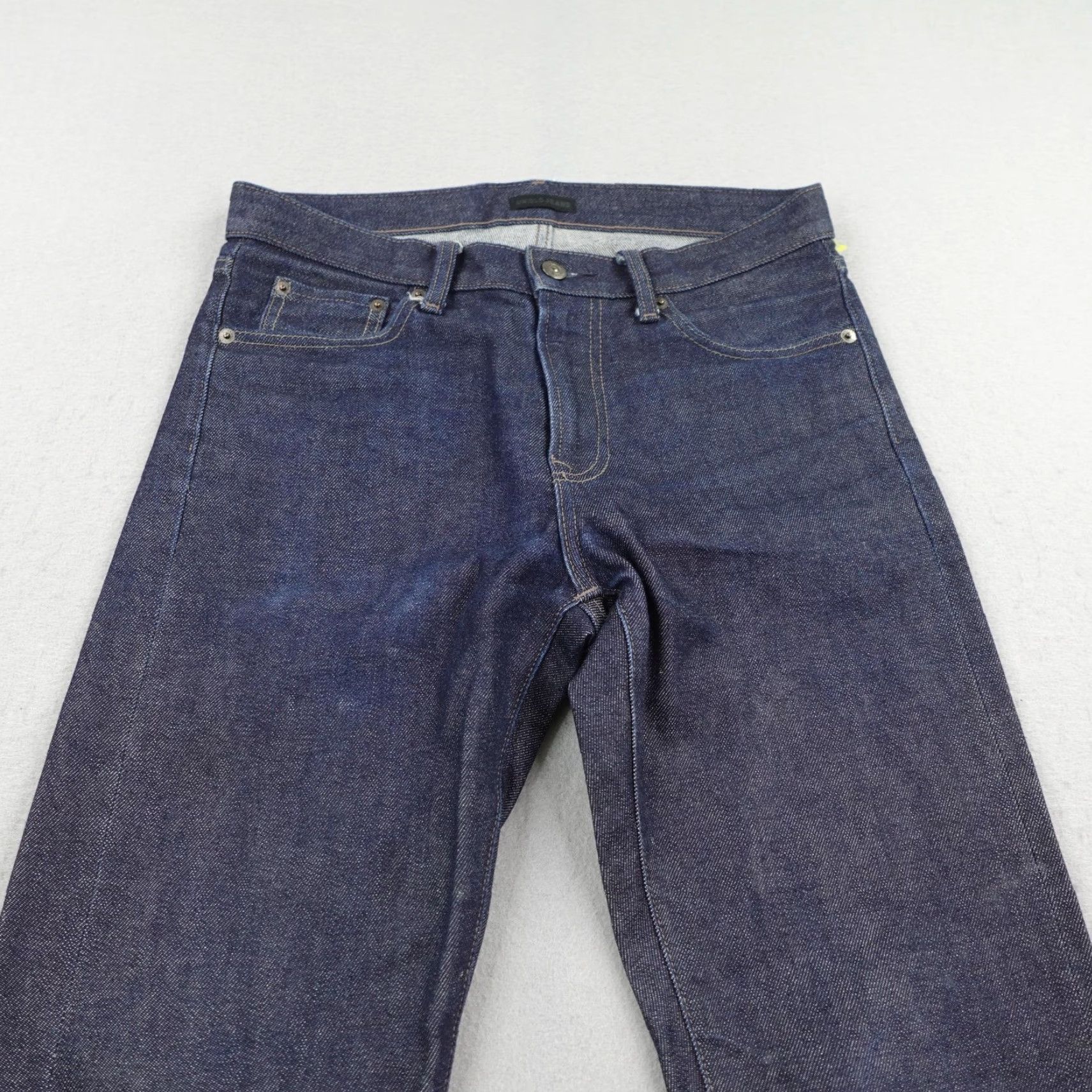 Uniqlo Uniqlo Jeans Men 29x32 Slim Straight Mid Rise Selvedge Kaihara Denim Indigo Blue Size US 29 - 2 Thumbnail
