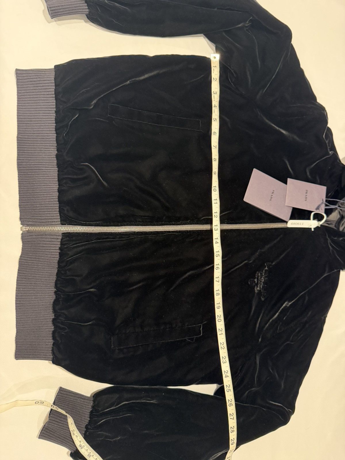 Prada Prada mens velvet hoodie. XL. $3800 Size US XL / EU 56 / 4 - 8 Thumbnail