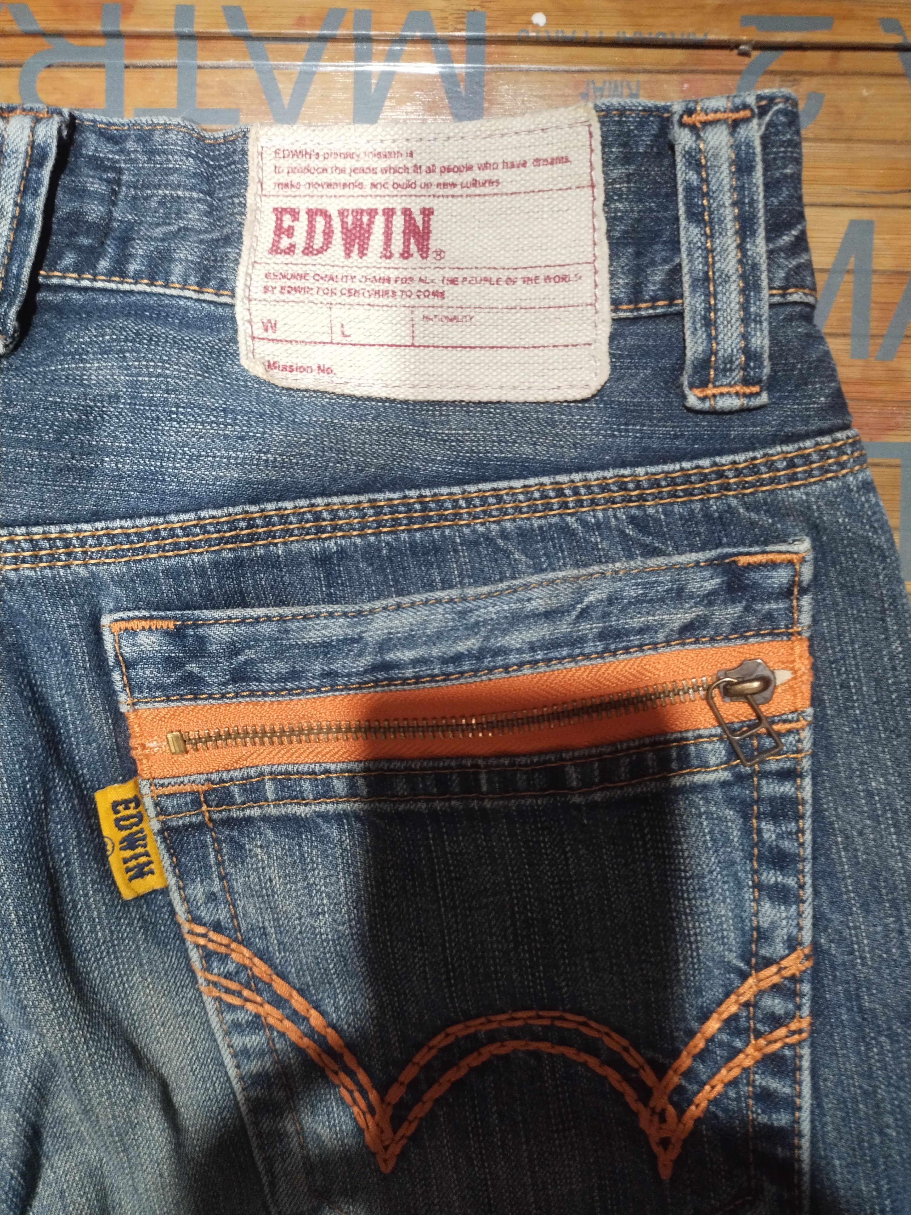 Edwin × Vintage Vintage Edwin 403 XVS Sz 30" Size US 30 / EU 46 - 11 Thumbnail