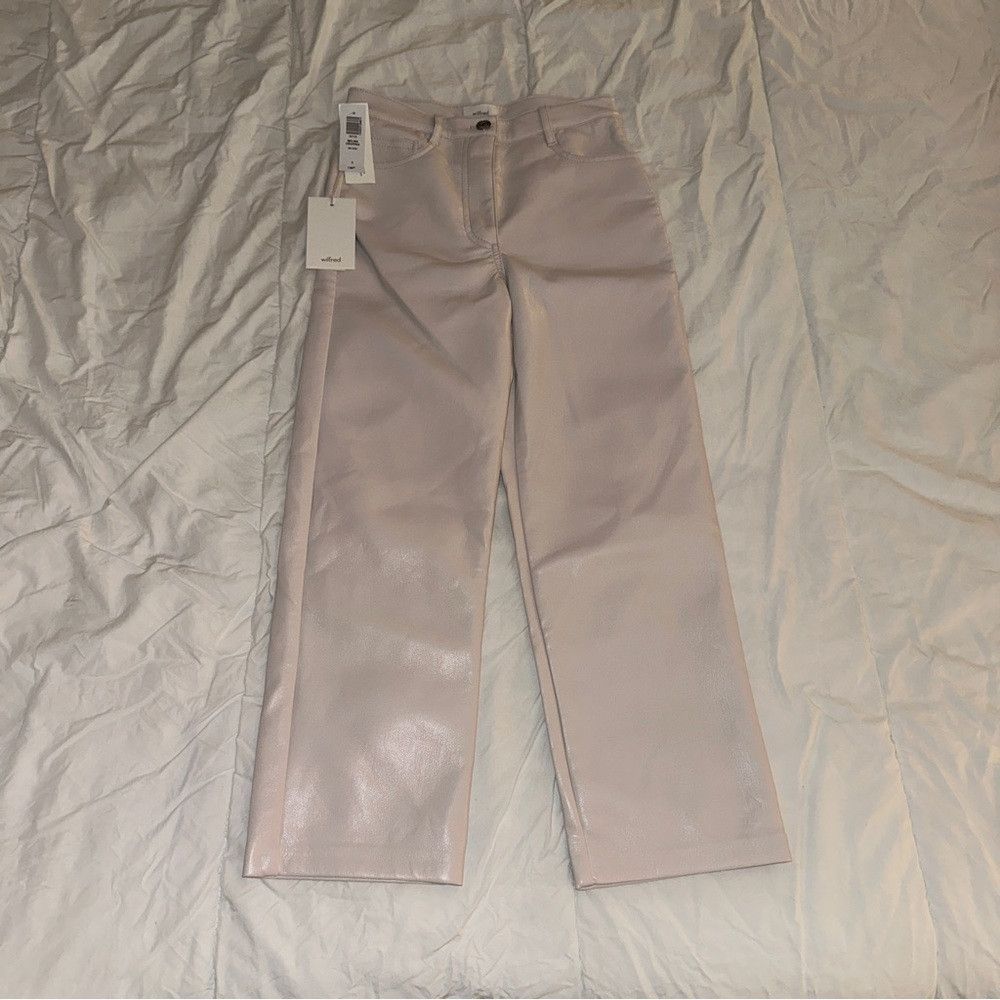 Aritzia NWT Wilfred The Melina Cropped Pant Vin Gris Size 0 Women's Size 25" / US 0 / IT 36 - 1 Thumbnail