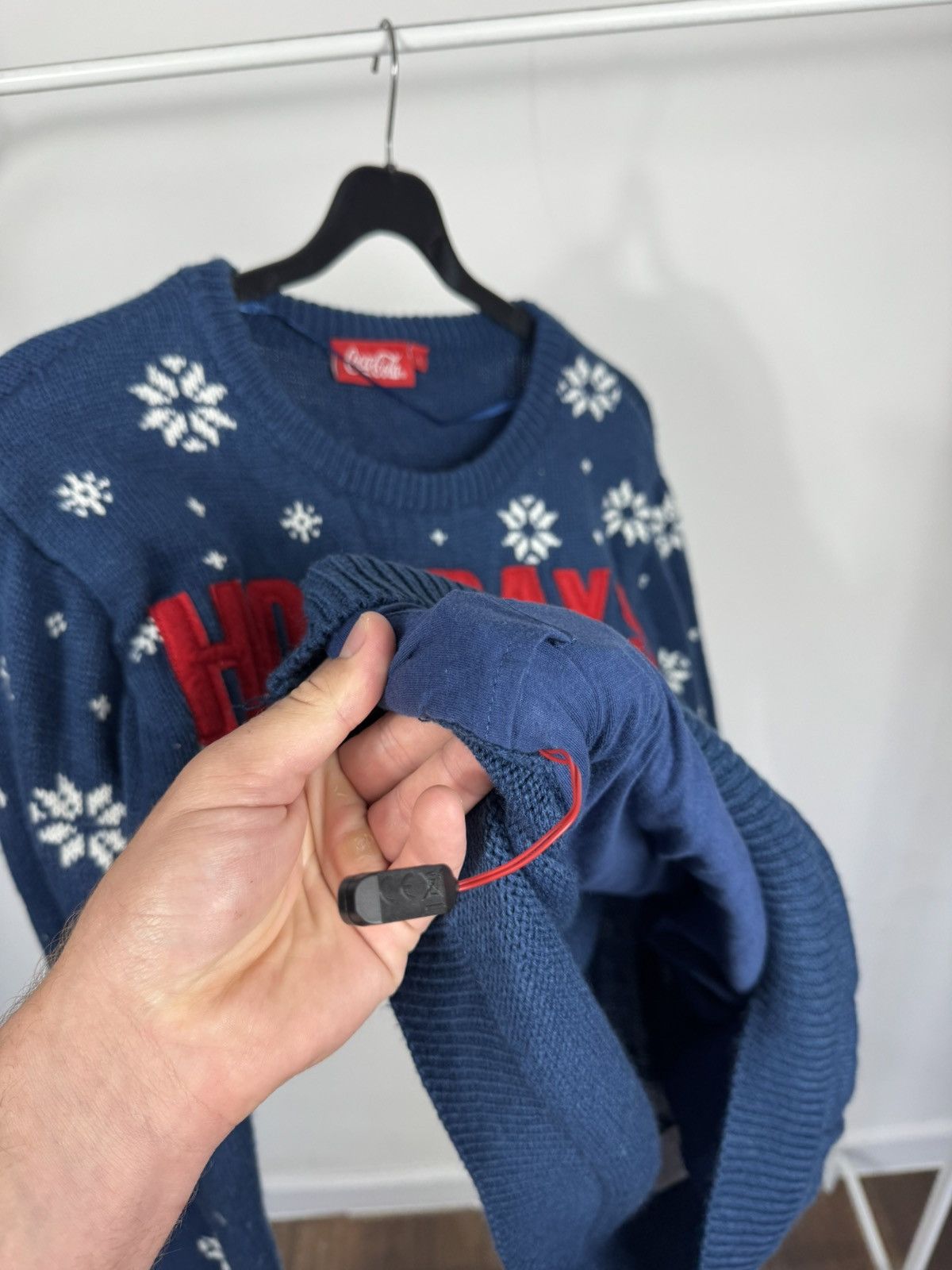 Coca Cola Coca Cola Holidays Are Coming Christmas Knit Sweater Blue S Size US S / EU 44-46 / 1 - 9 Thumbnail