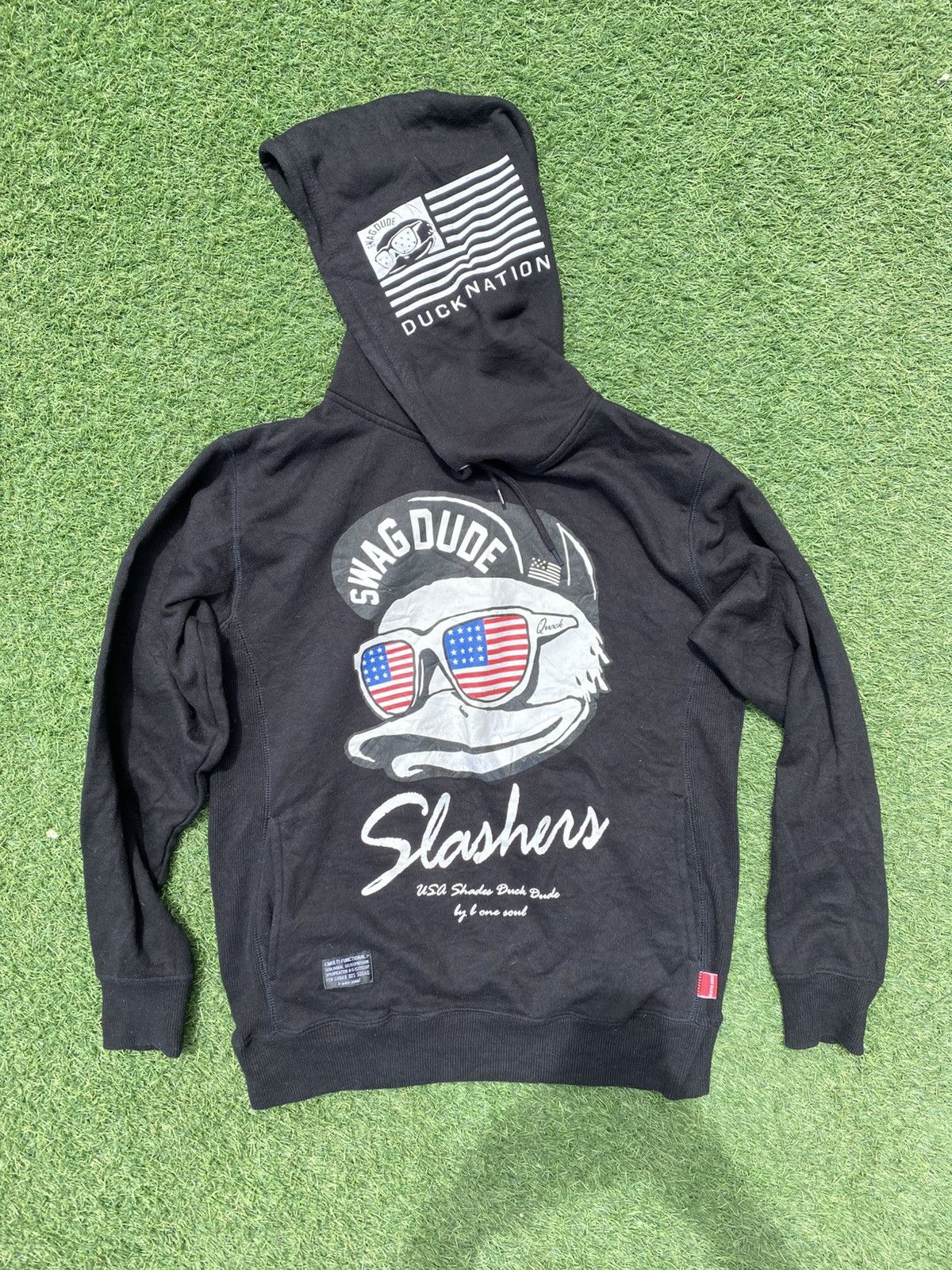 If Six Was Nine Vintage Duckdude B One Soul Hoodie Size US M / EU 48-50 / 2 - 1 Thumbnail