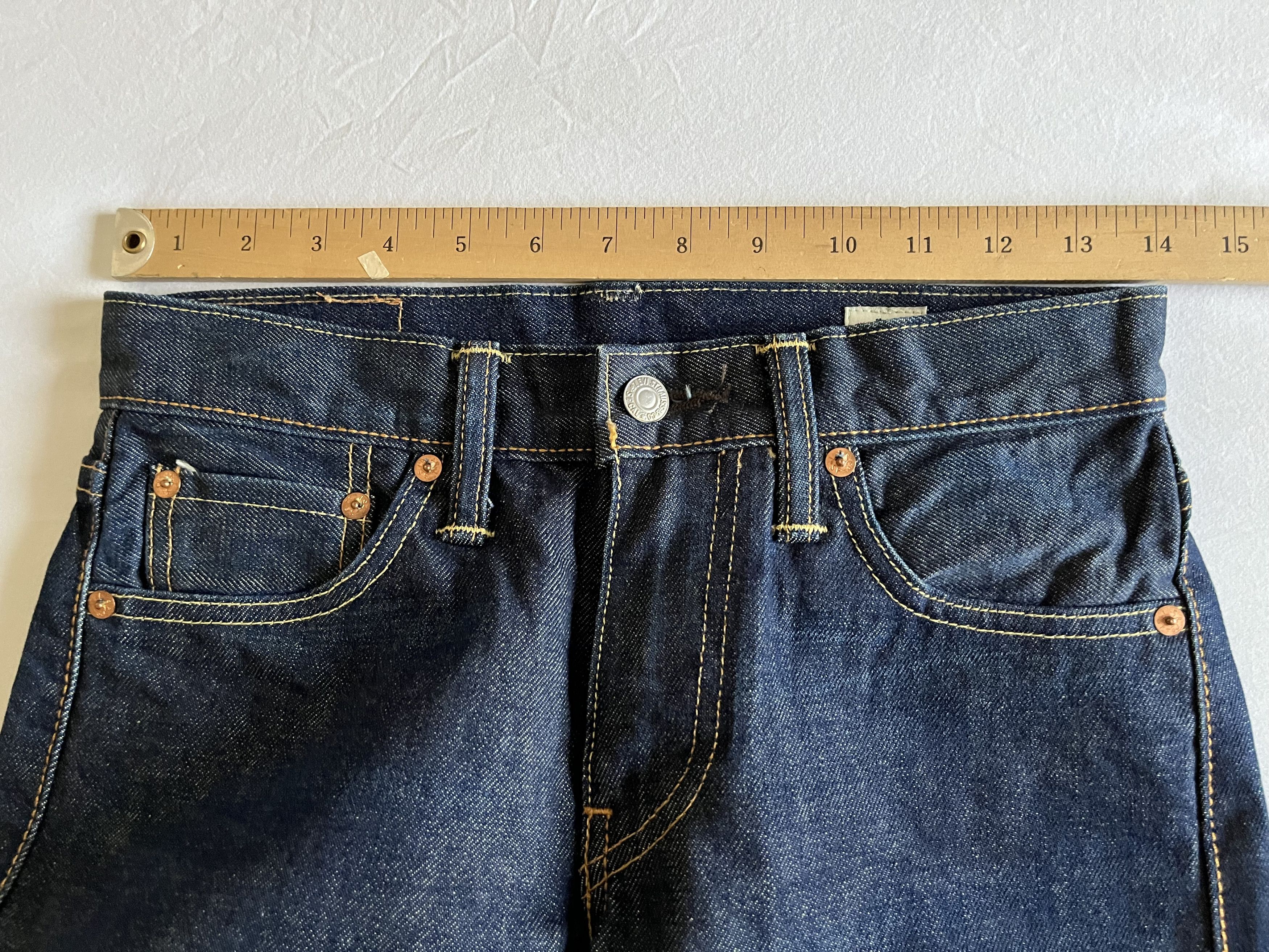 Levi's Levi's 511 White Oak Cone Denim 28 x 29 USA made Size US 27 - 6 Thumbnail