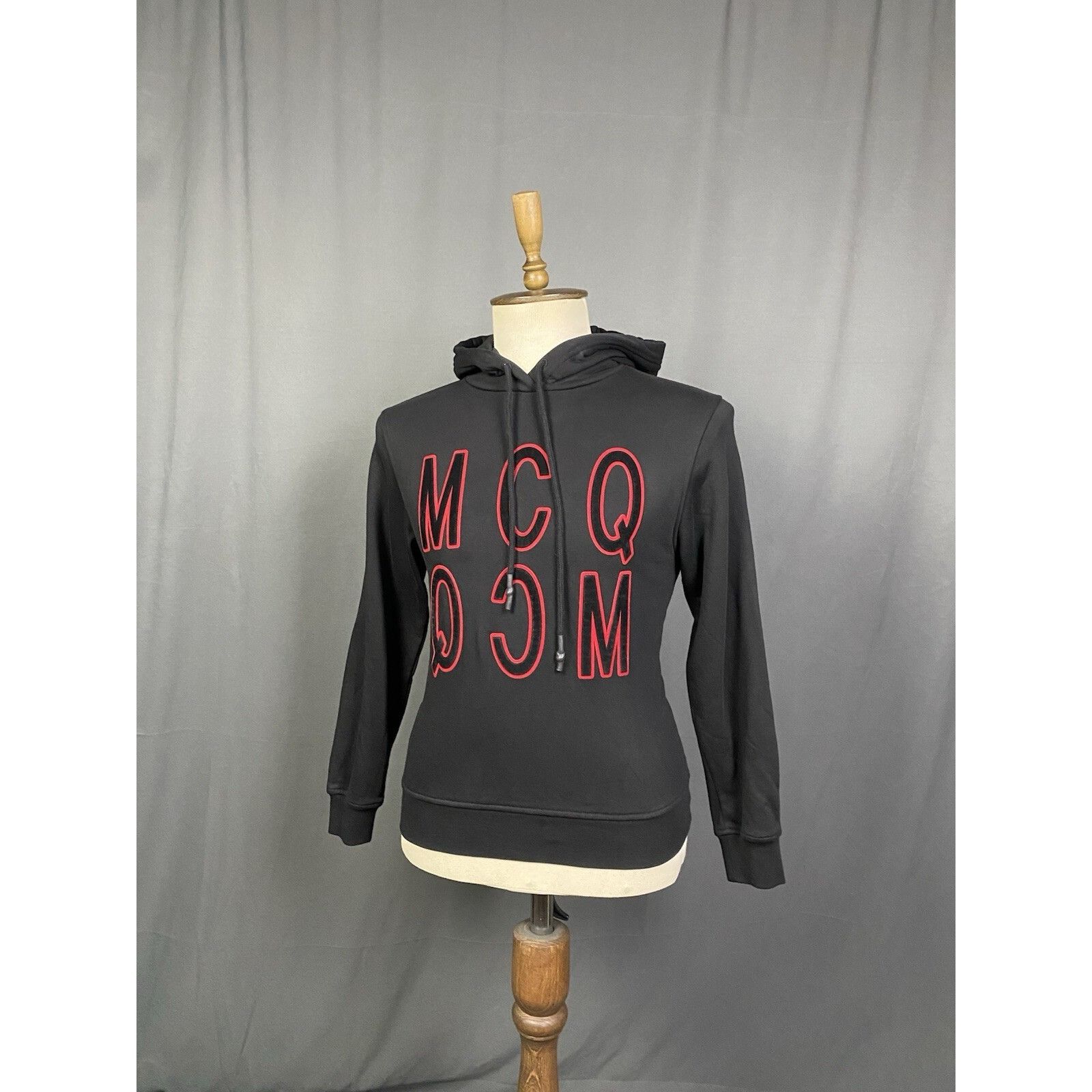 Alexander McQueen Alexander McQueen McQ Big Logo Men's Black Hoodie Sweater Si Size US XS / EU 42 / 0 - 4 Thumbnail