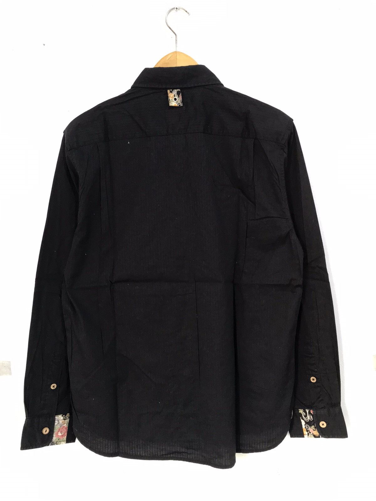 Karakuri Tamashii Japanese traditional Shirt sukajan Pattern western style Size US L / EU 52-54 / 3 - 5 Thumbnail