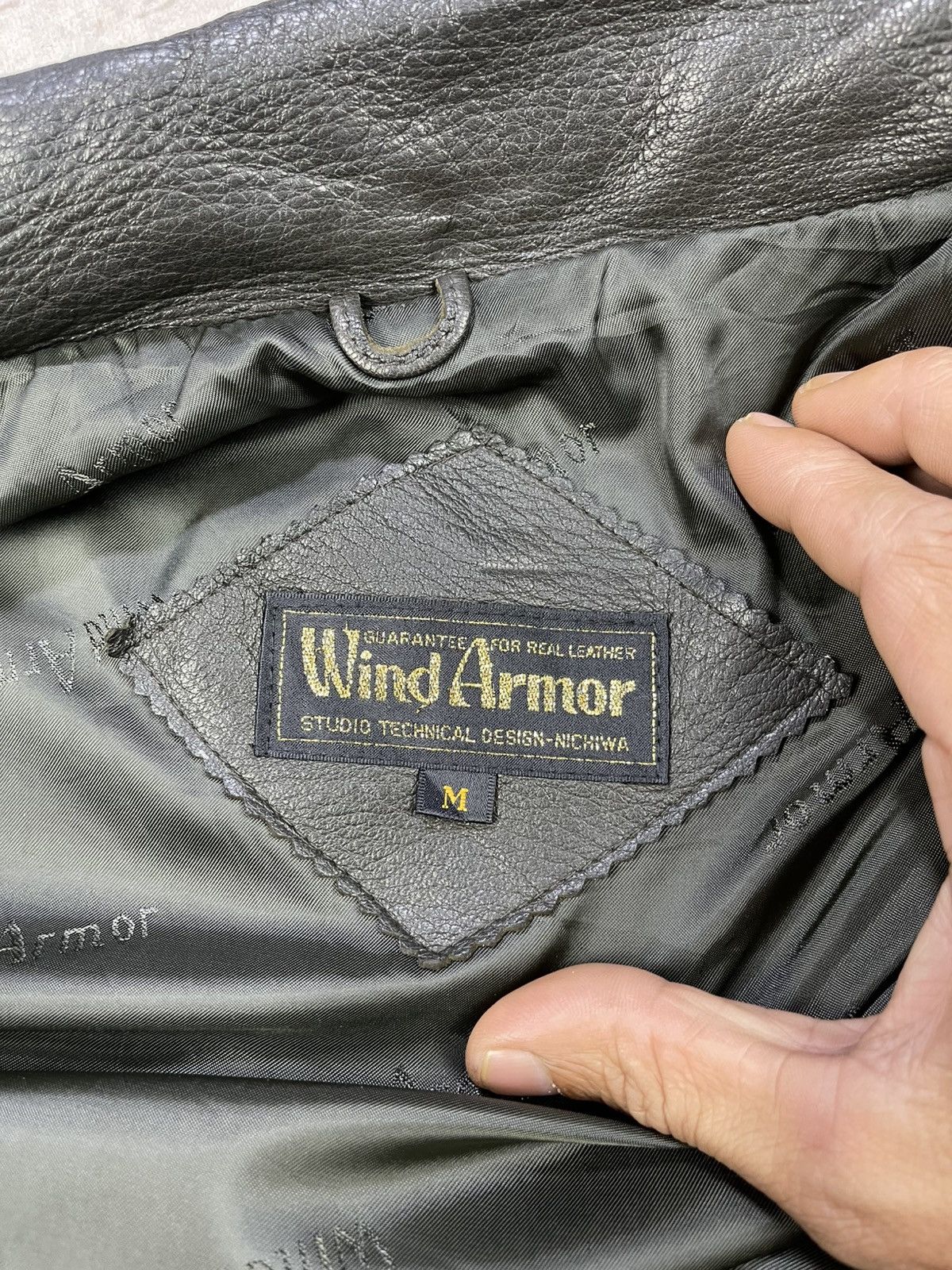Vintage Vtg Wind Armor Deerskin Leather Coat Jacket Size US M / EU 48-50 / 2 - 15 Thumbnail