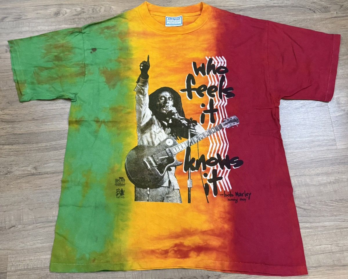 Band Tees Vintage Bob Marley Tie Dye Tee Size US XL / EU 56 / 4 - 2 Thumbnail