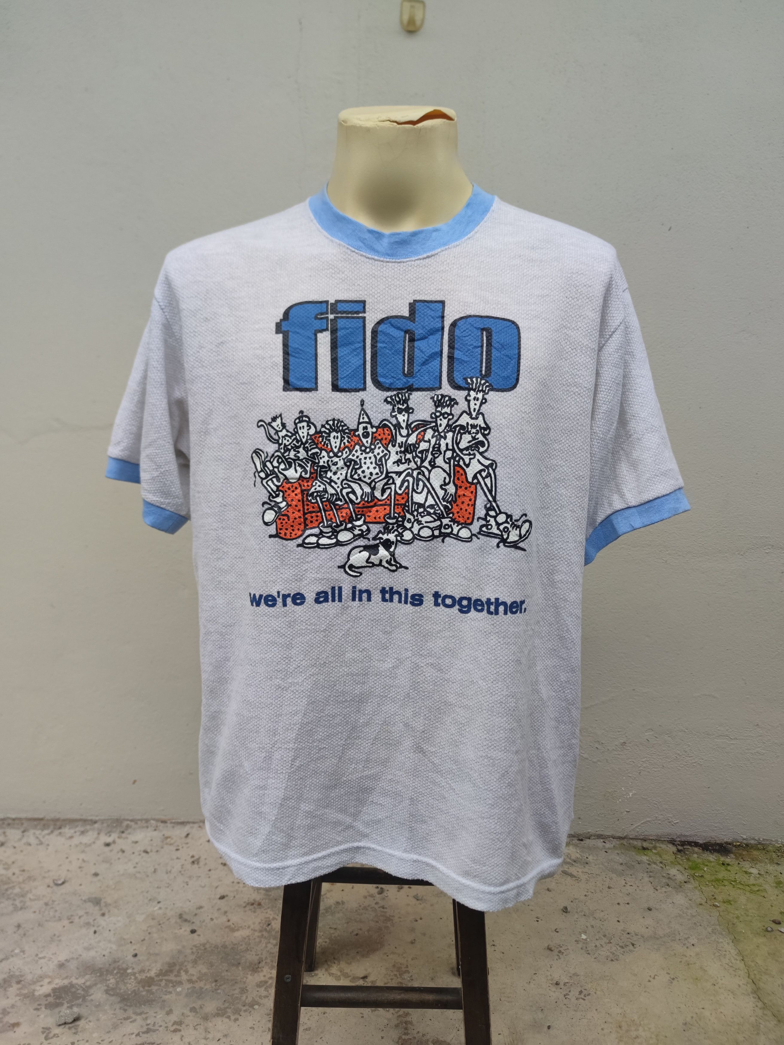 Vintage Vintage FIDO DIDO T Shirt Size US L / EU 52-54 / 3 - 1 Thumbnail