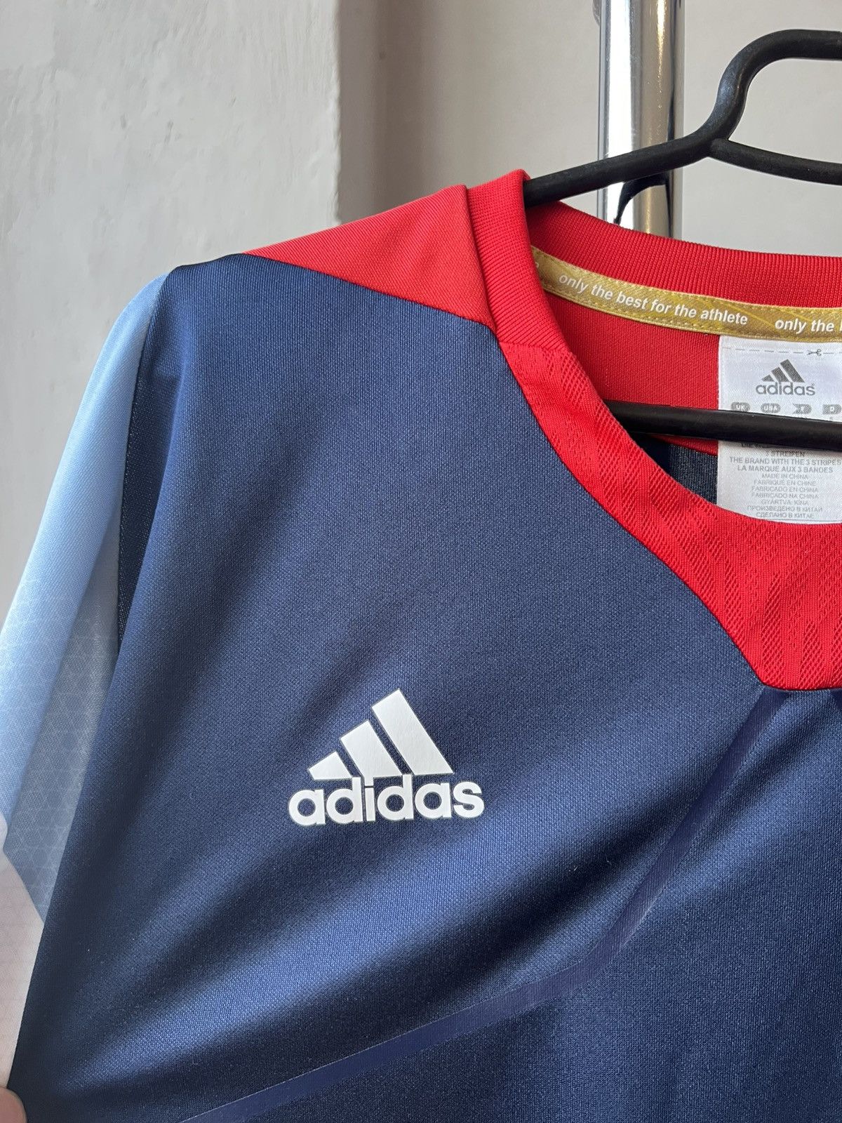 Adidas 2012 LONDON OLYMPIC GAMES GREAT BRITAIN TRAININGJERSEY SHIRT Size US L / EU 52-54 / 3 - 5 Thumbnail