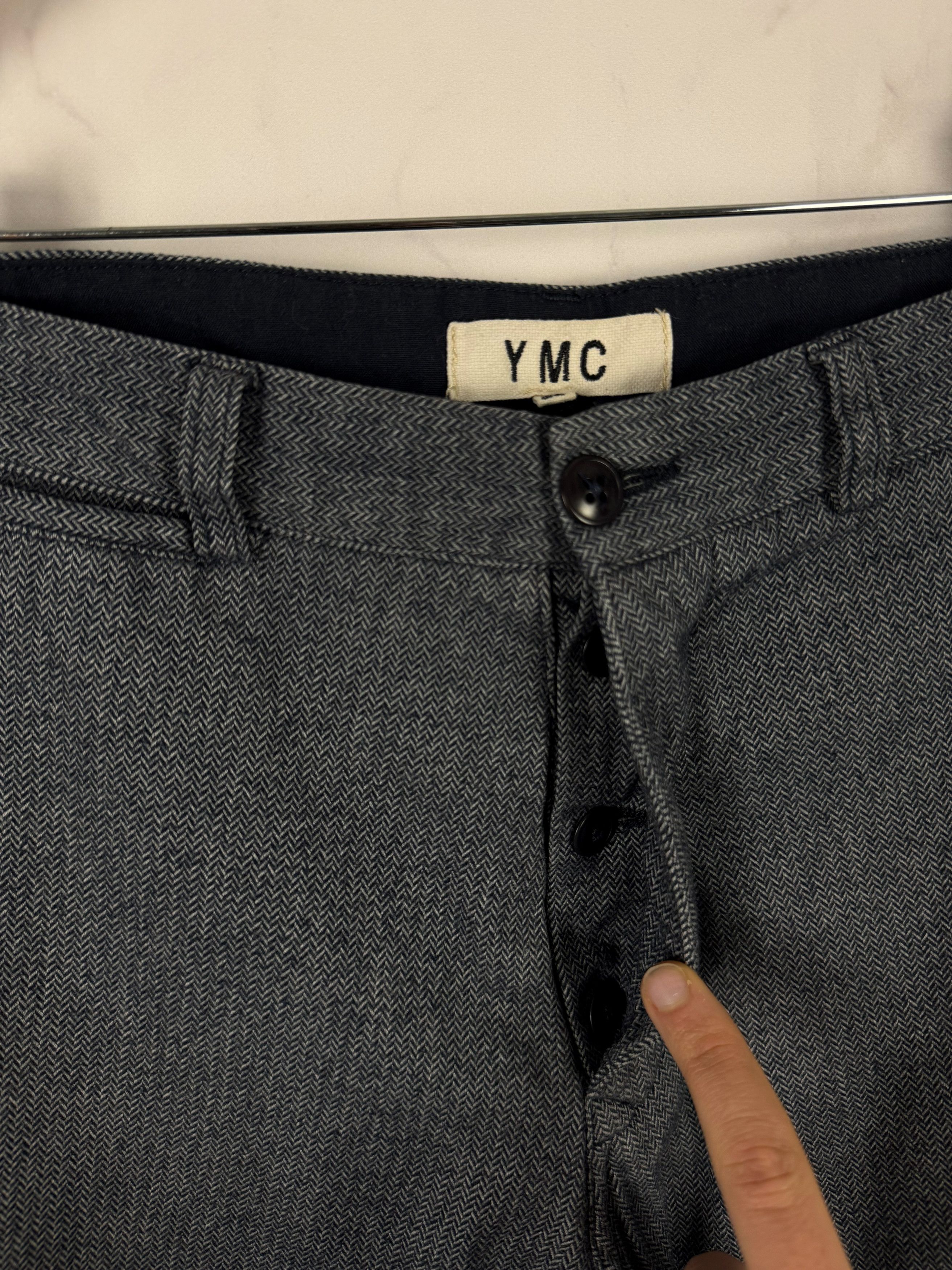 YMC YMC Geometric Pattern Coton Casual Pants Size 34 Size US 34 / EU 50 - 8 Thumbnail