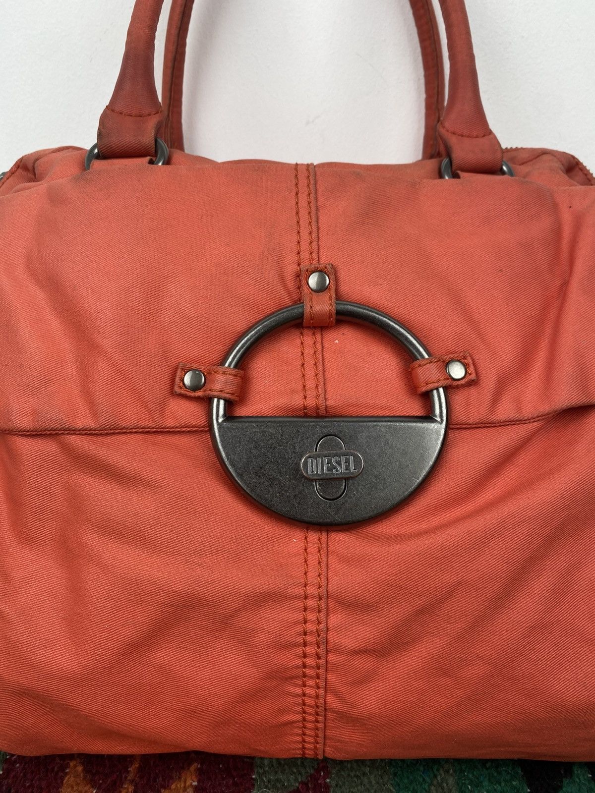 Diesel Y2K 2000's Diesel Metal Ring Handle Bag Size ONE SIZE - 4 Thumbnail