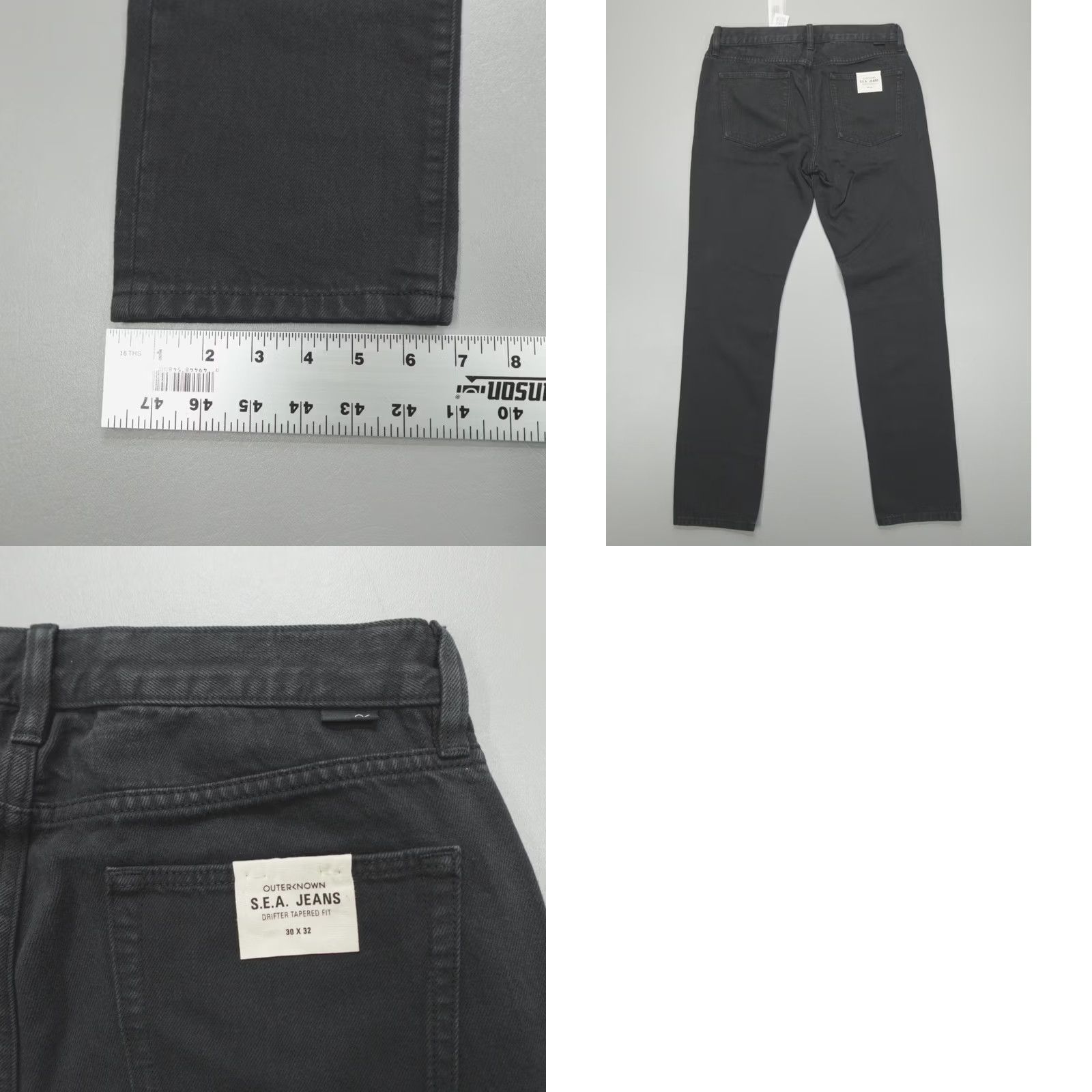 Outerknown Outerknown Sea Jeans Drifter Tapered Fit Size 30x32 Denim PCH Organic Cotton Size US 30 / EU 46 - 8 Thumbnail