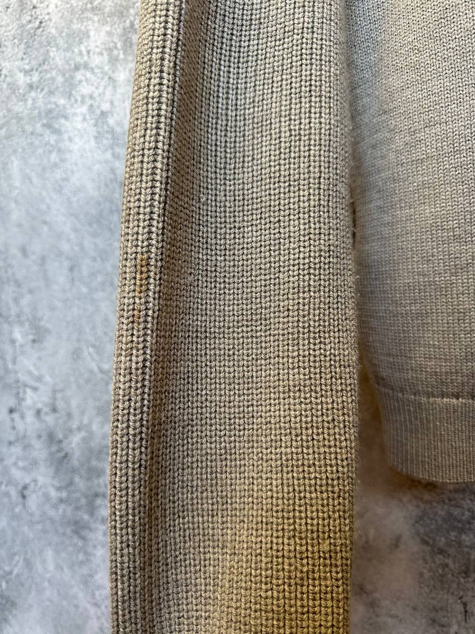 Reiss Reiss Fort 1/4 Zip Knit Sweater Beige Long Sleeve Jumper Size US L / EU 52-54 / 3 - 11 Thumbnail