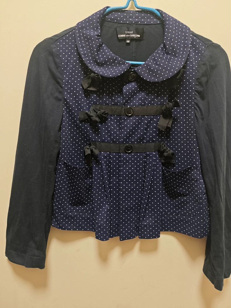 COMME des GARCONS Polka Dot Bow Top - dmc