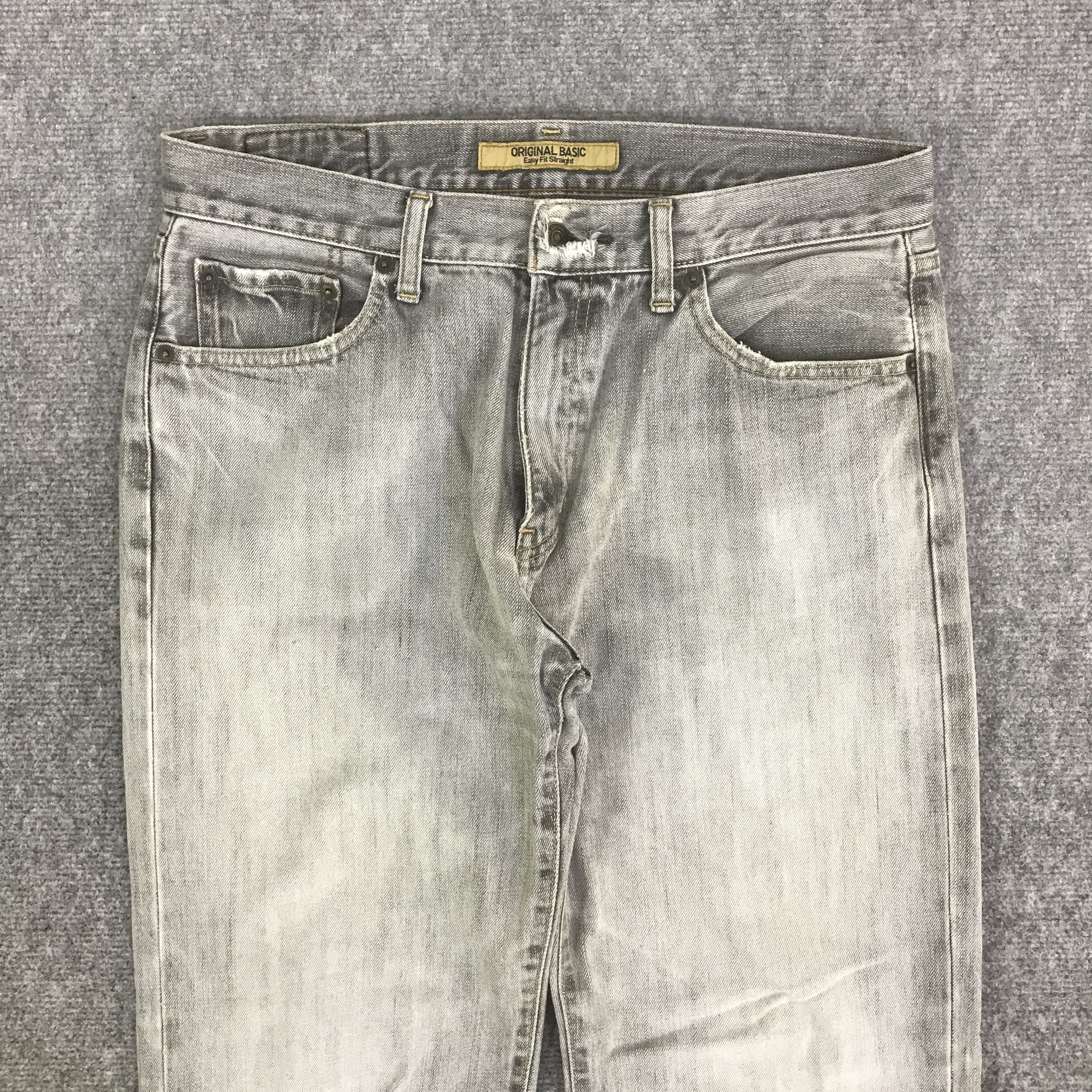 Japanese Brand BLACK DENIM JAPAN UNIQLO DISTRESSED DENIM K133B13 Size US 32 / EU 48 - 2 Thumbnail